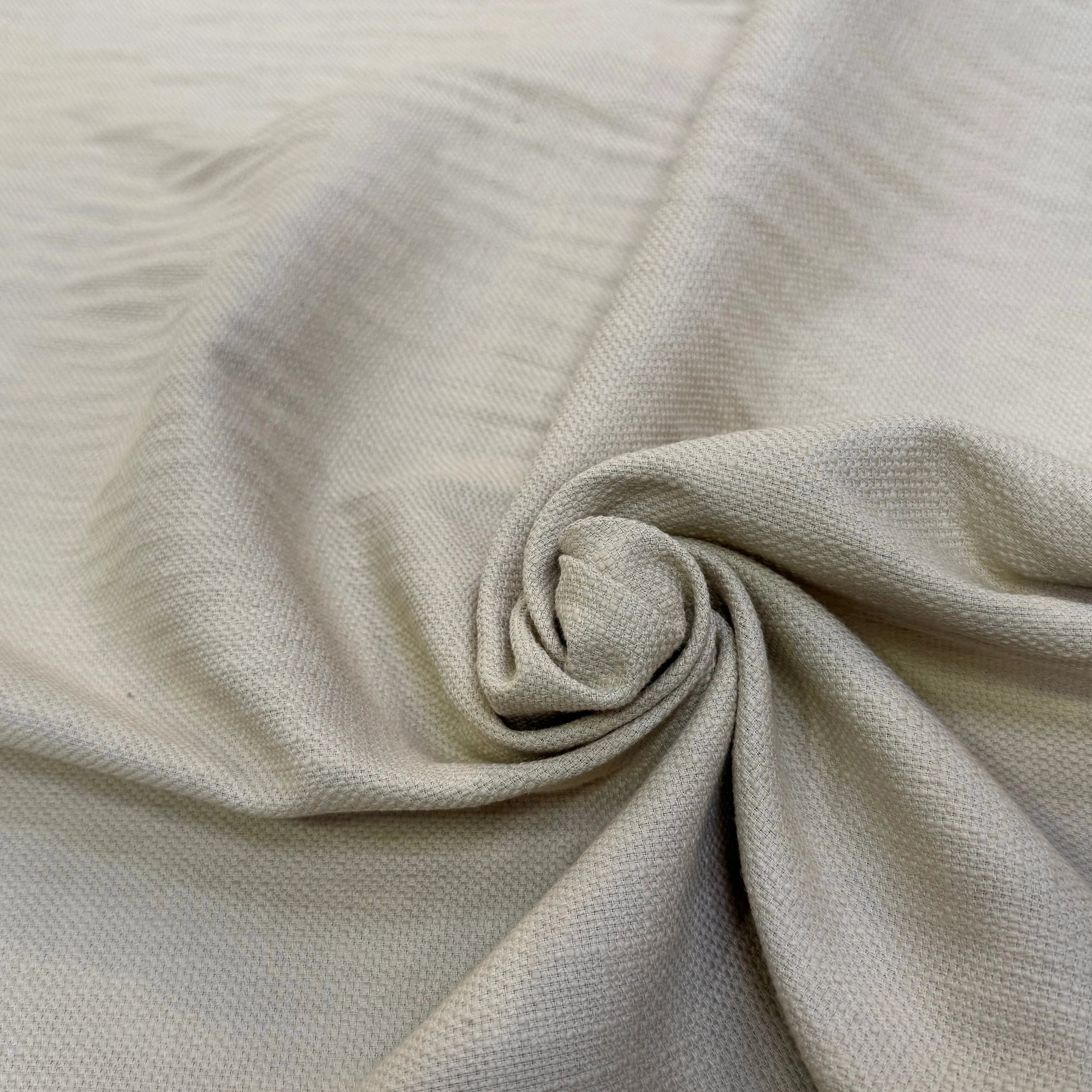 TWEED DE COTON TRICOT RUSTIQUE ÉCRU - My Little Coupon