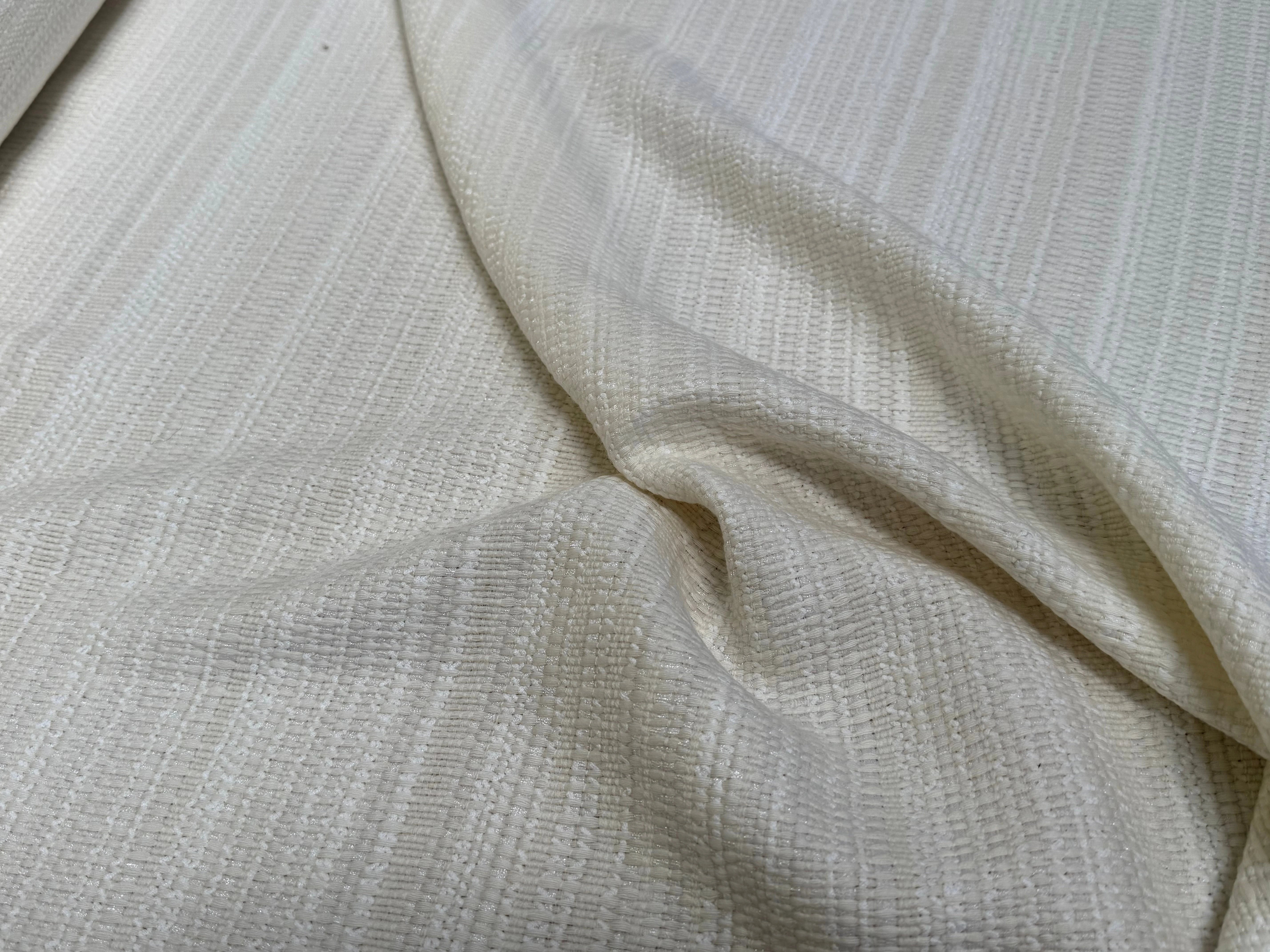 TWEED DE LAINE POLYAMIDE BLANC CASSÉ 63% LAINE - My Little Coupon