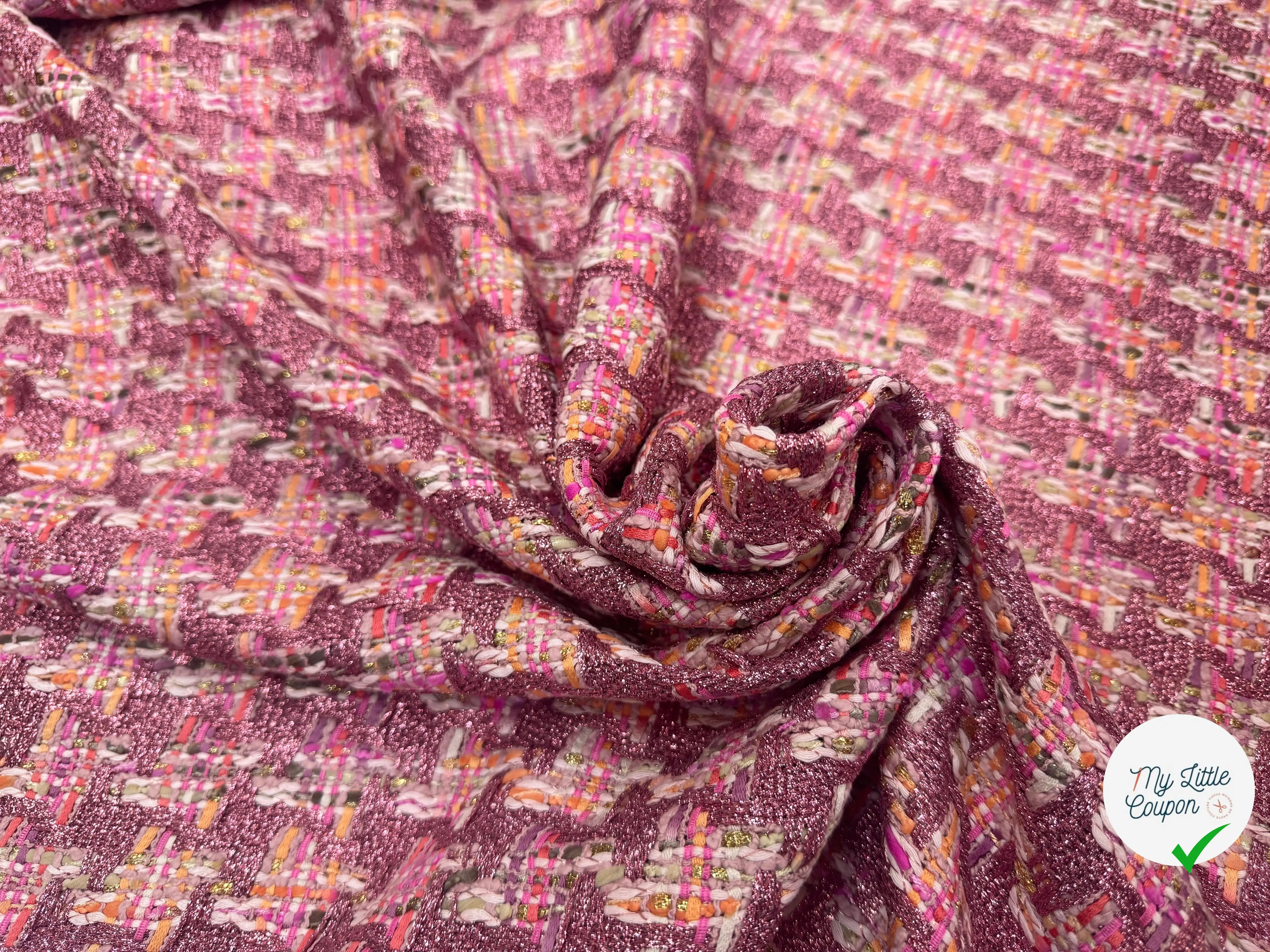 TWEED DE PRESTIGE MADE IN FRANCE PIED DE COQ - My Little Coupon