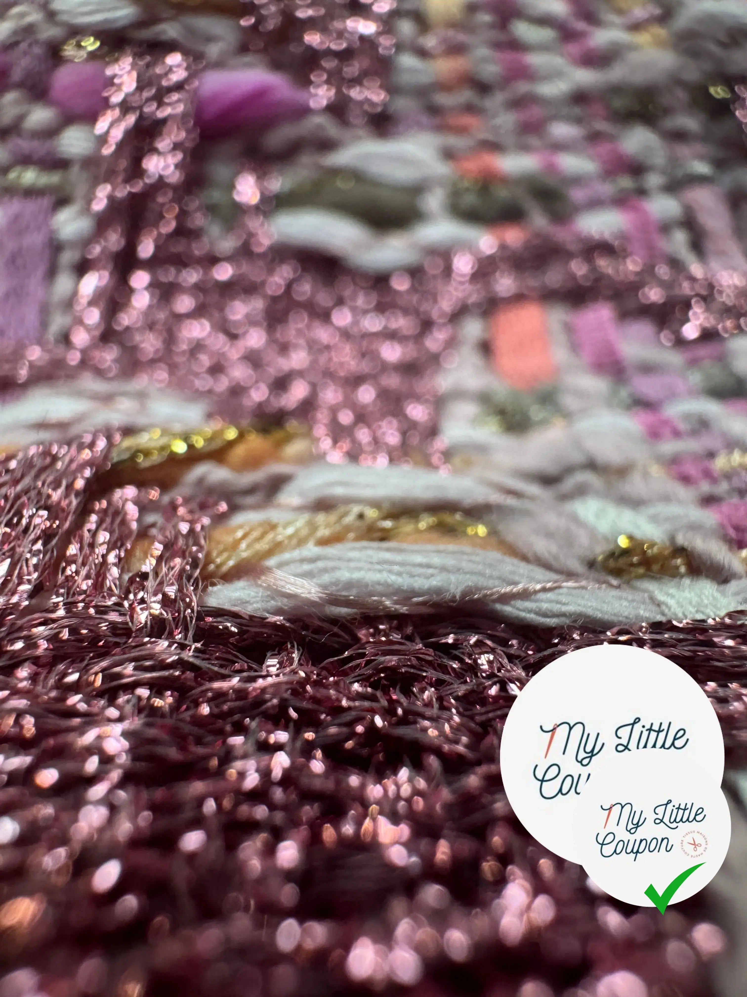 TWEED DE PRESTIGE MADE IN FRANCE PIED DE COQ - My Little Coupon