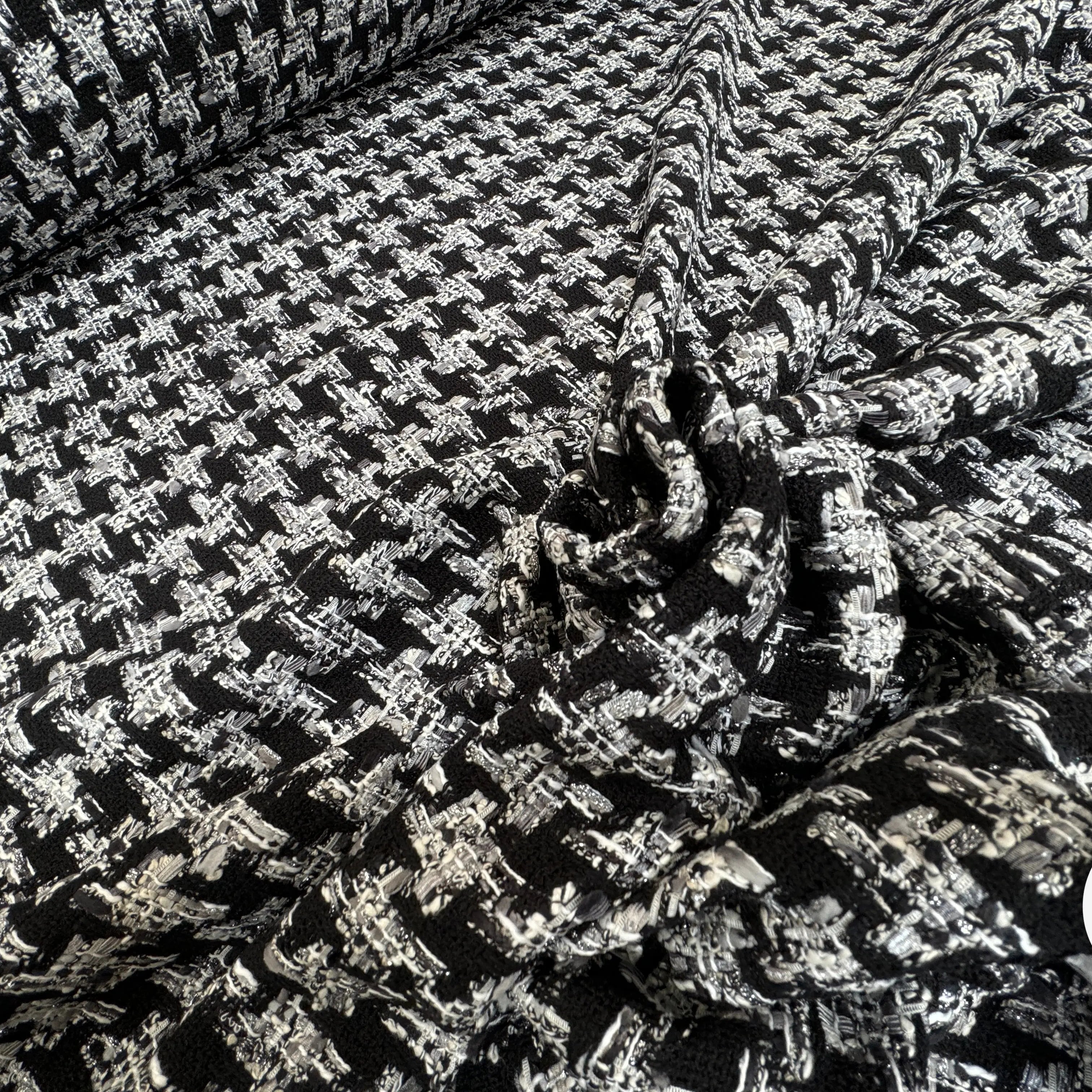 TWEED DE PRESTIGE PIED DE COQ FABRICATION FRANÇAISE - My Little Coupon