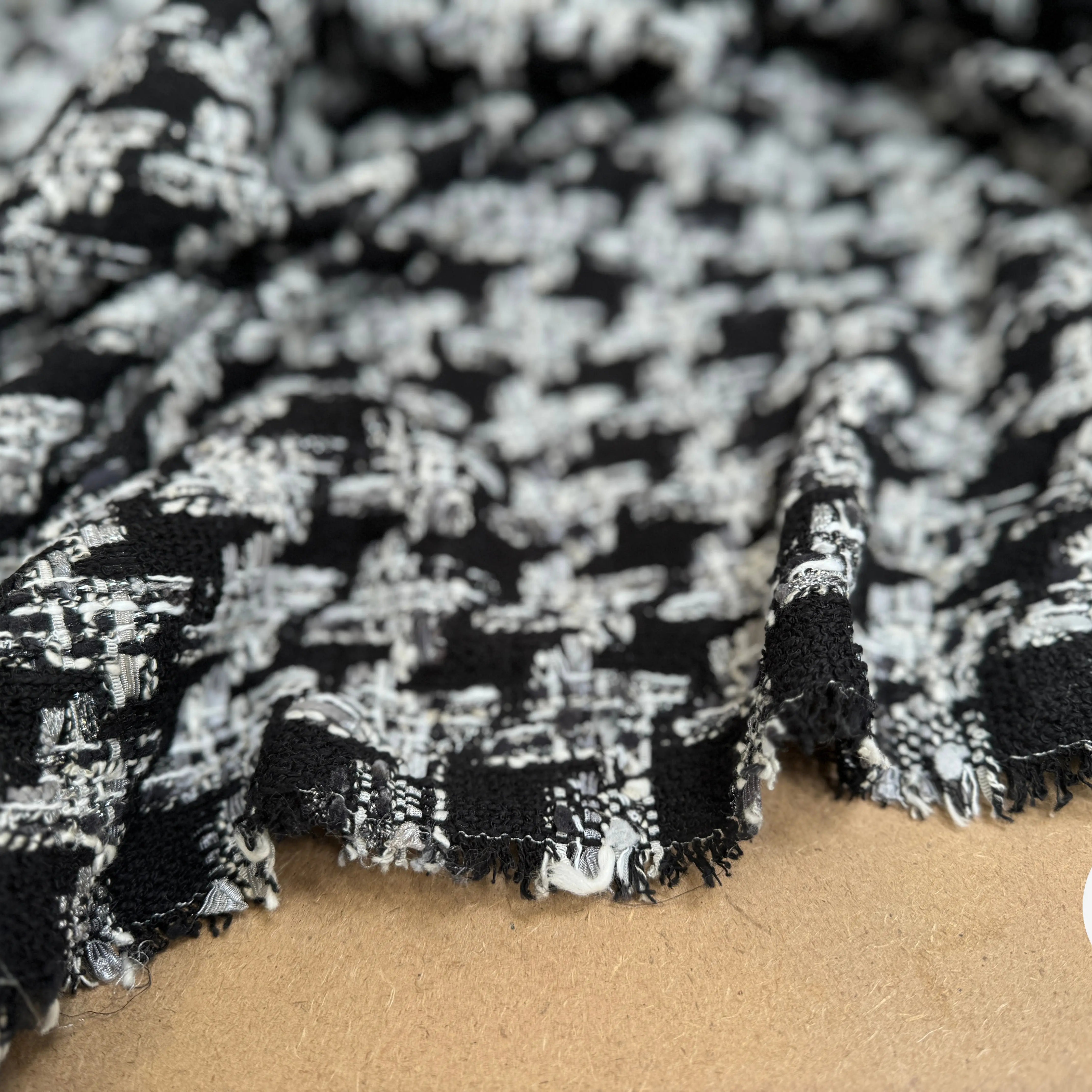 TWEED DE PRESTIGE PIED DE COQ FABRICATION FRANÇAISE - My Little Coupon