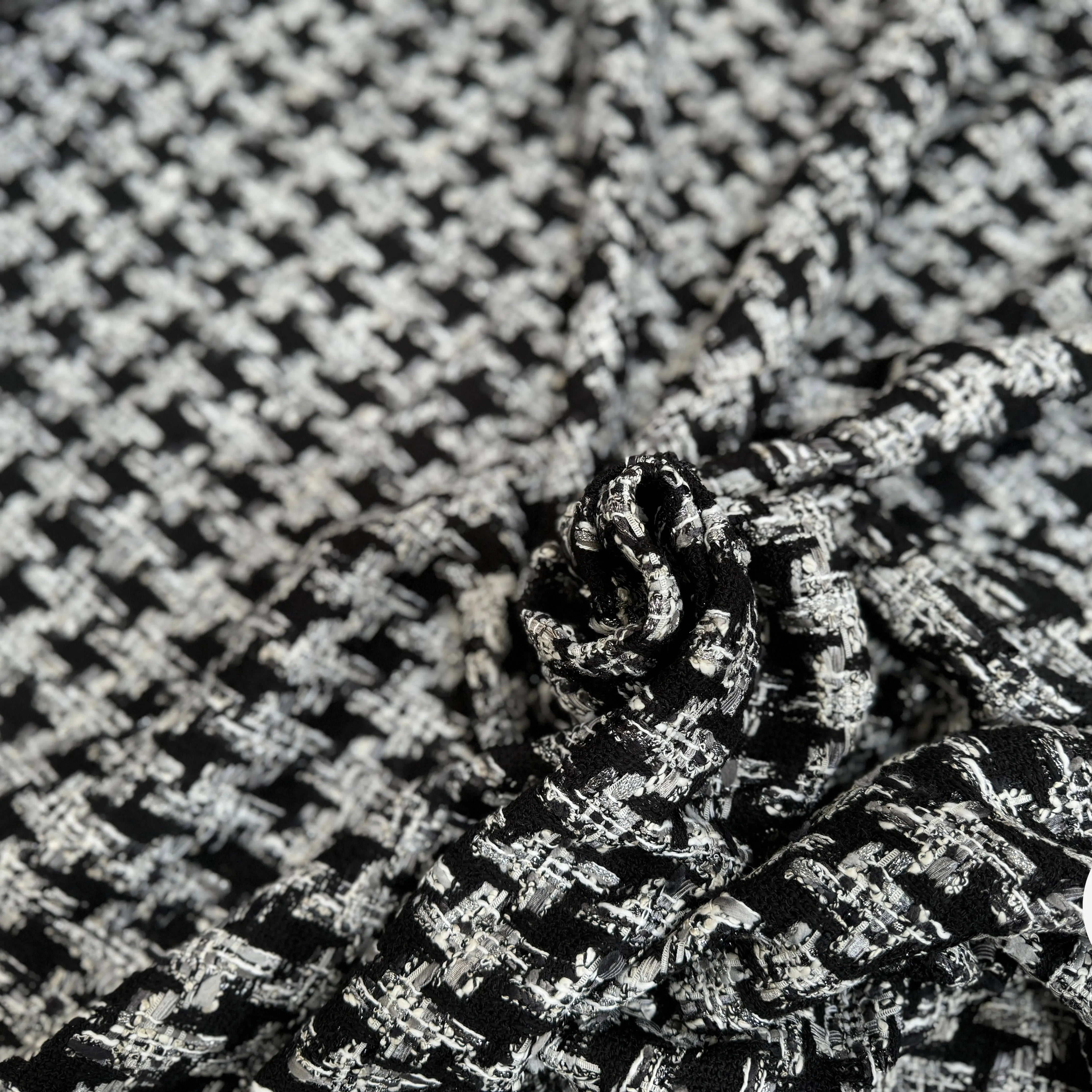 TWEED DE PRESTIGE PIED DE COQ FABRICATION FRANÇAISE - My Little Coupon