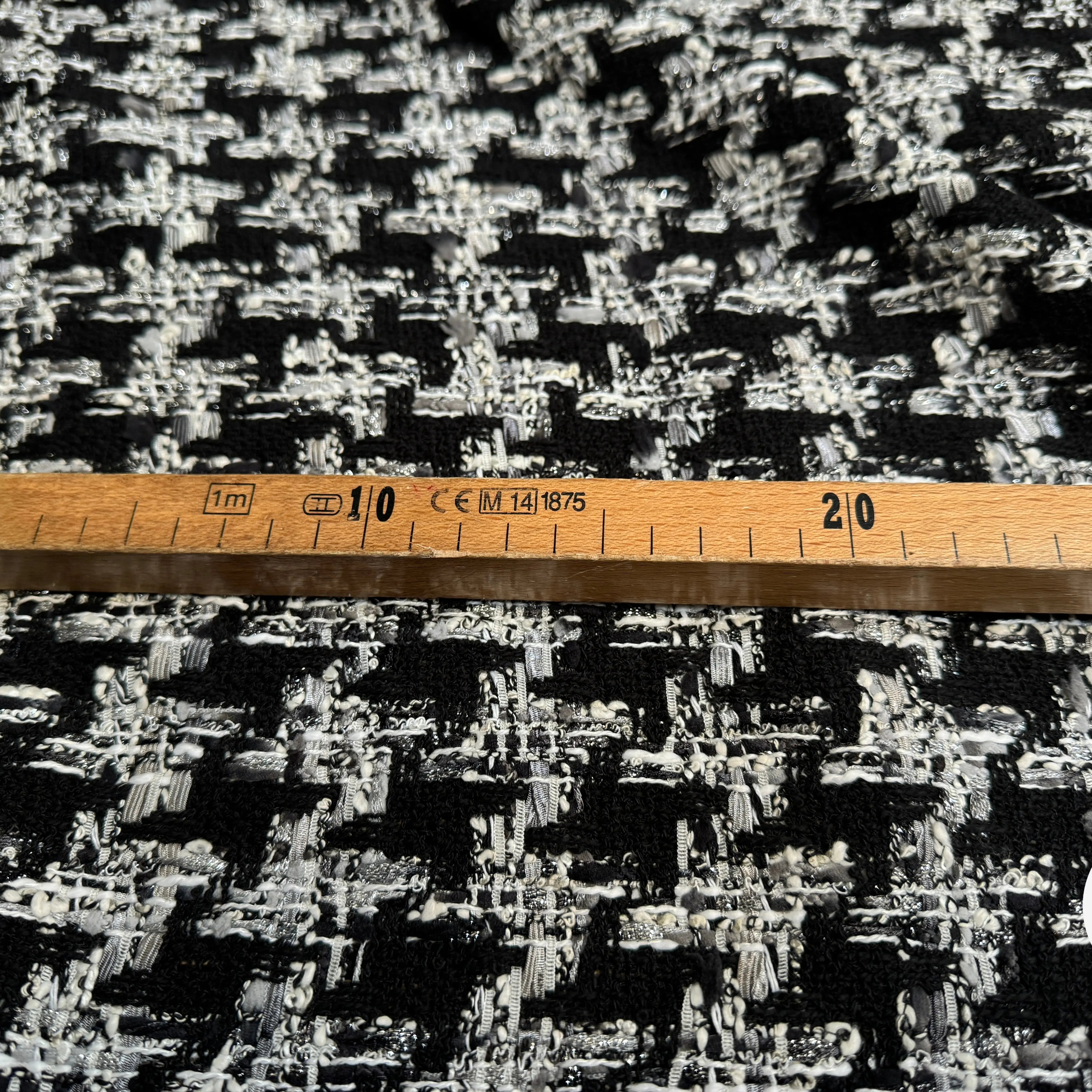 TWEED DE PRESTIGE PIED DE COQ FABRICATION FRANÇAISE - My Little Coupon