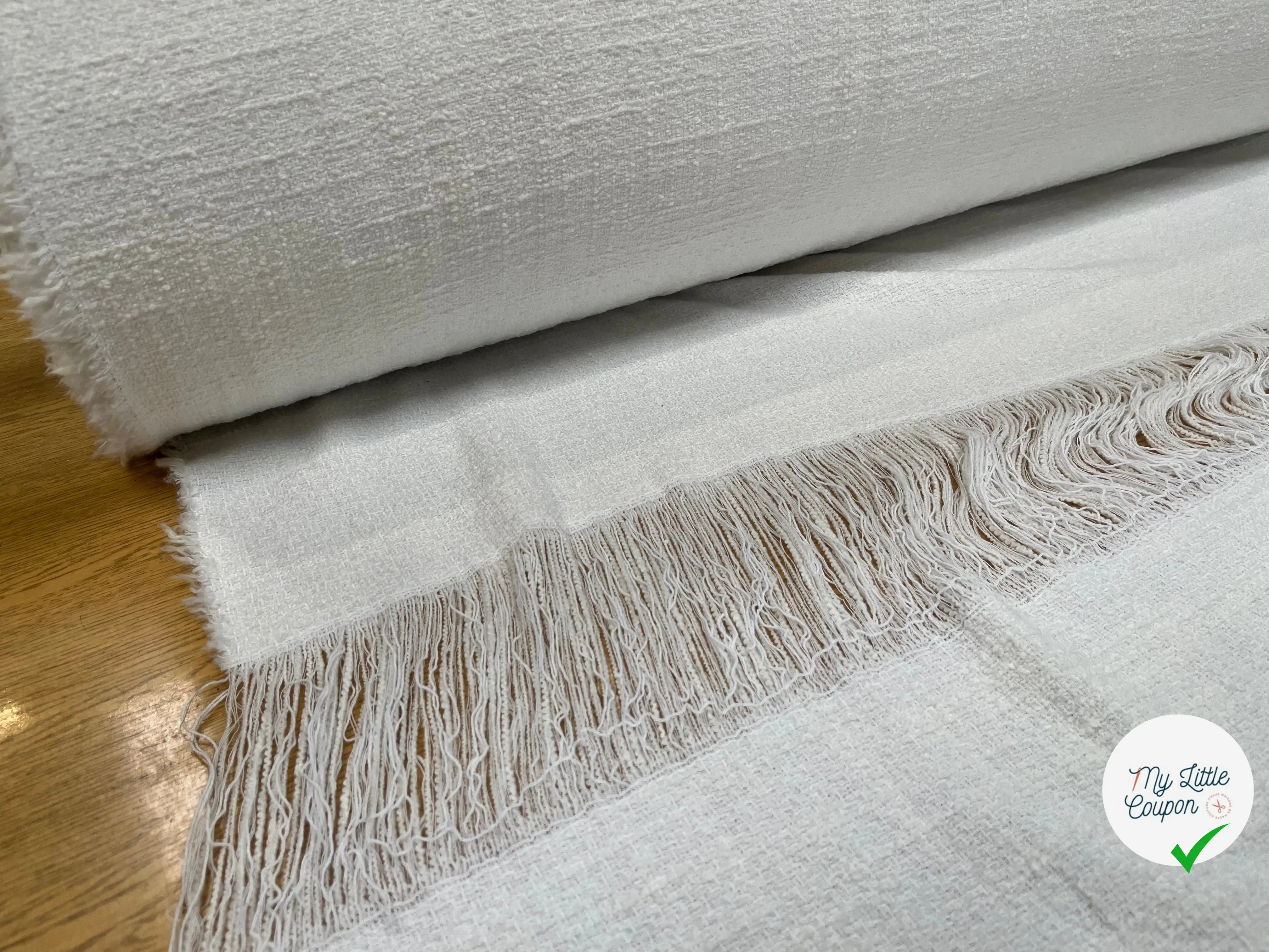 TWEED DE PRINTEMPS BLANC - My Little Coupon