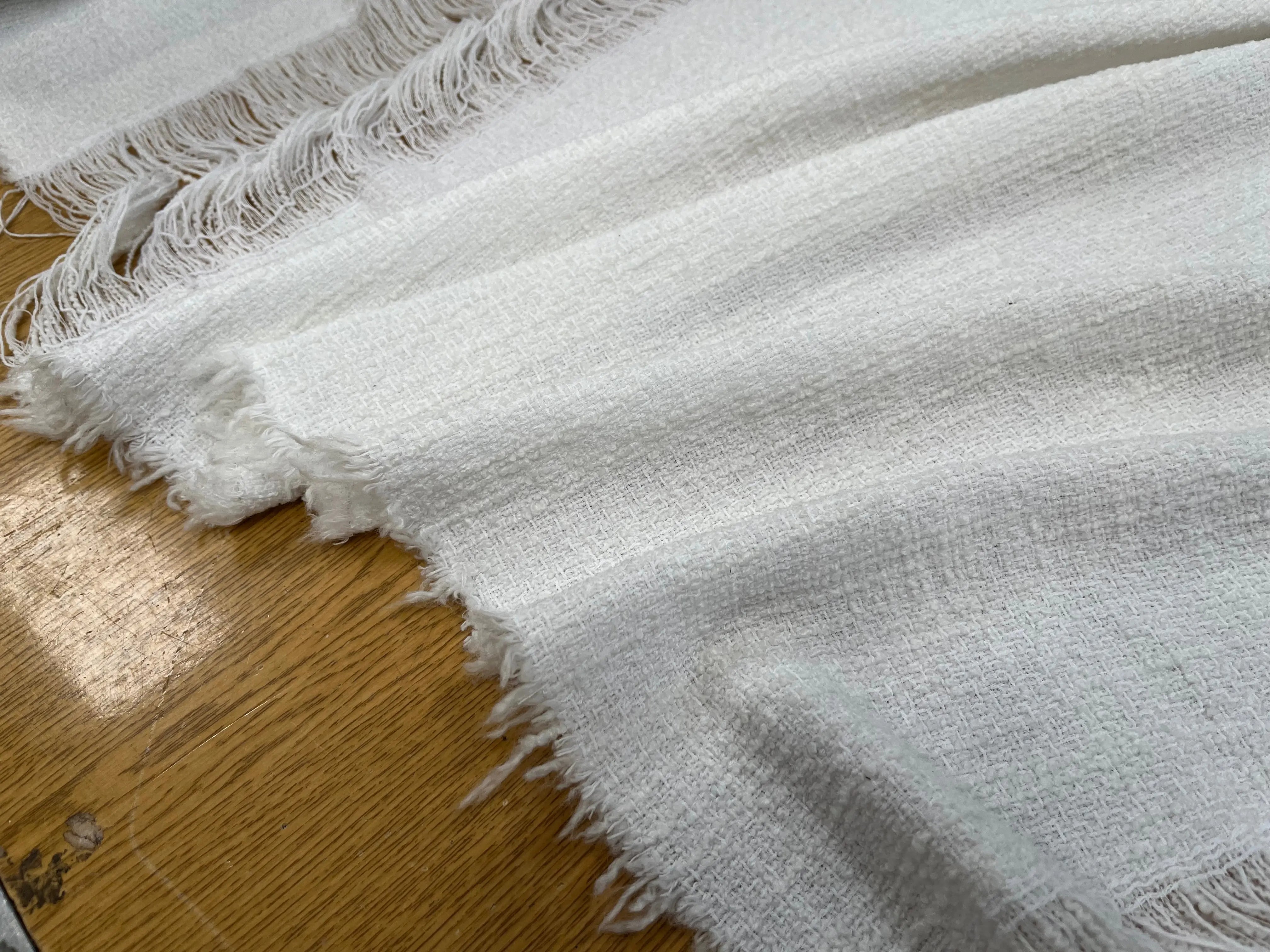 TWEED DE PRINTEMPS BLANC - My Little Coupon