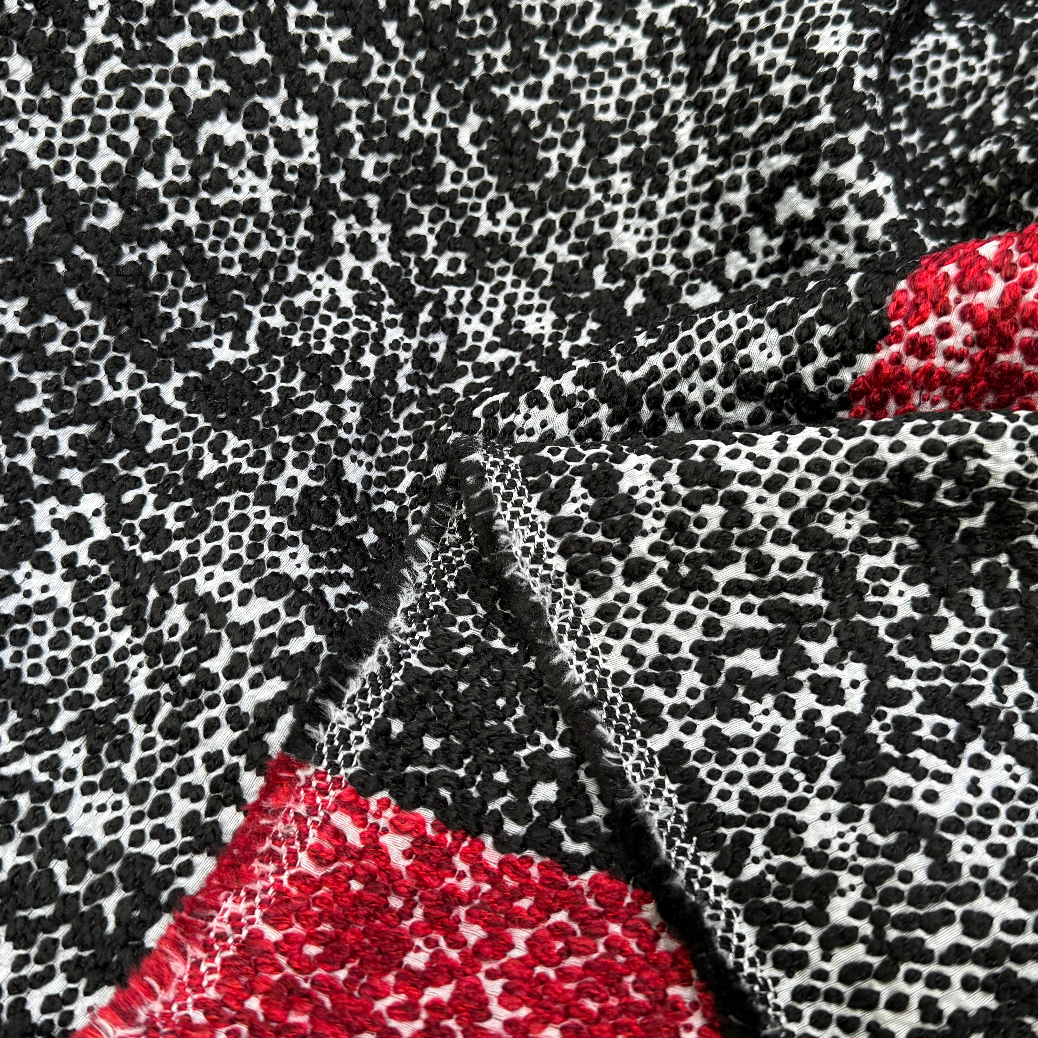 TWEED NOIR RUBIS - My Little Coupon