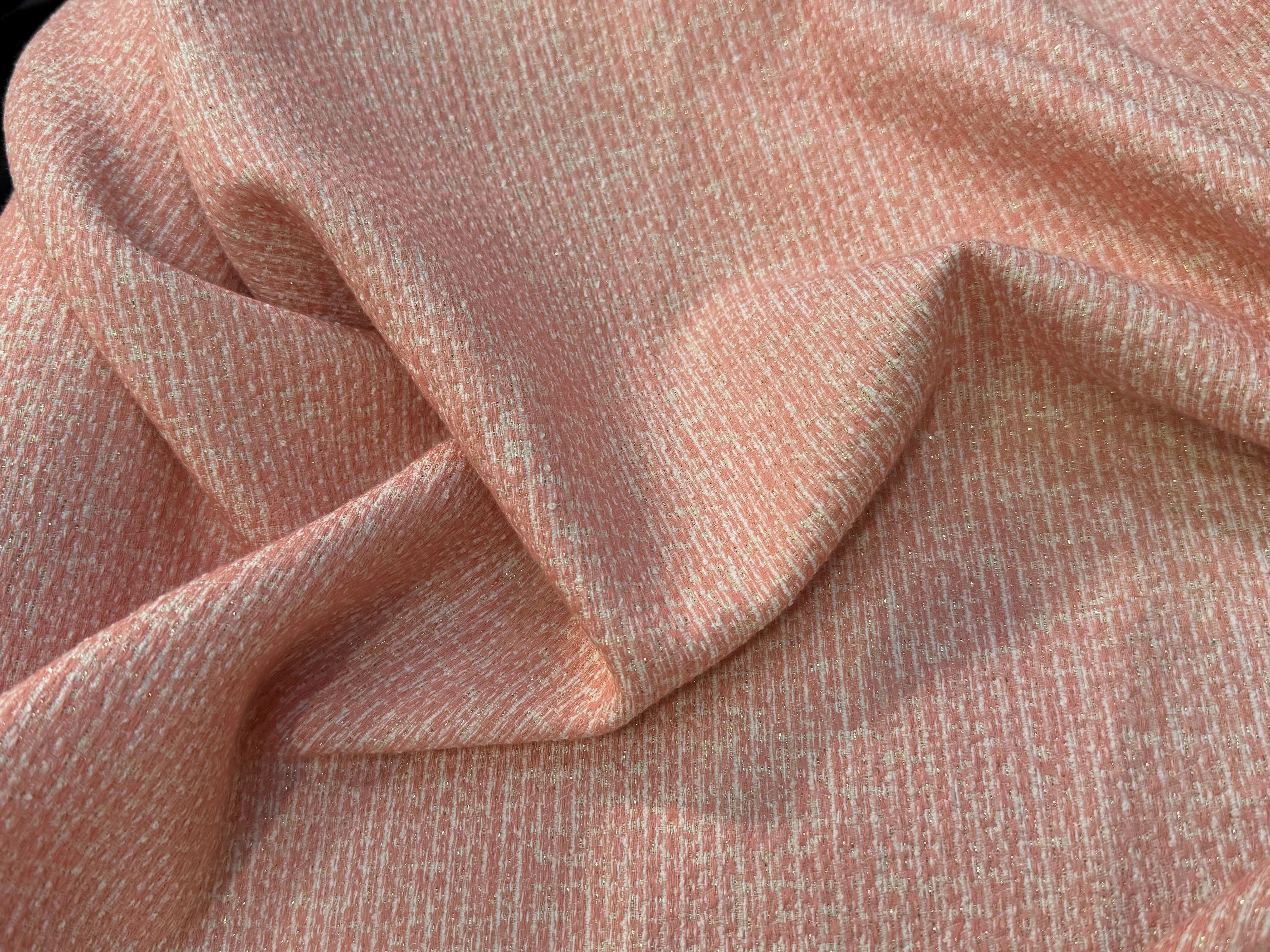 TWEED PRESTIGE 59% COTON ROSE PEACH - My Little Coupon