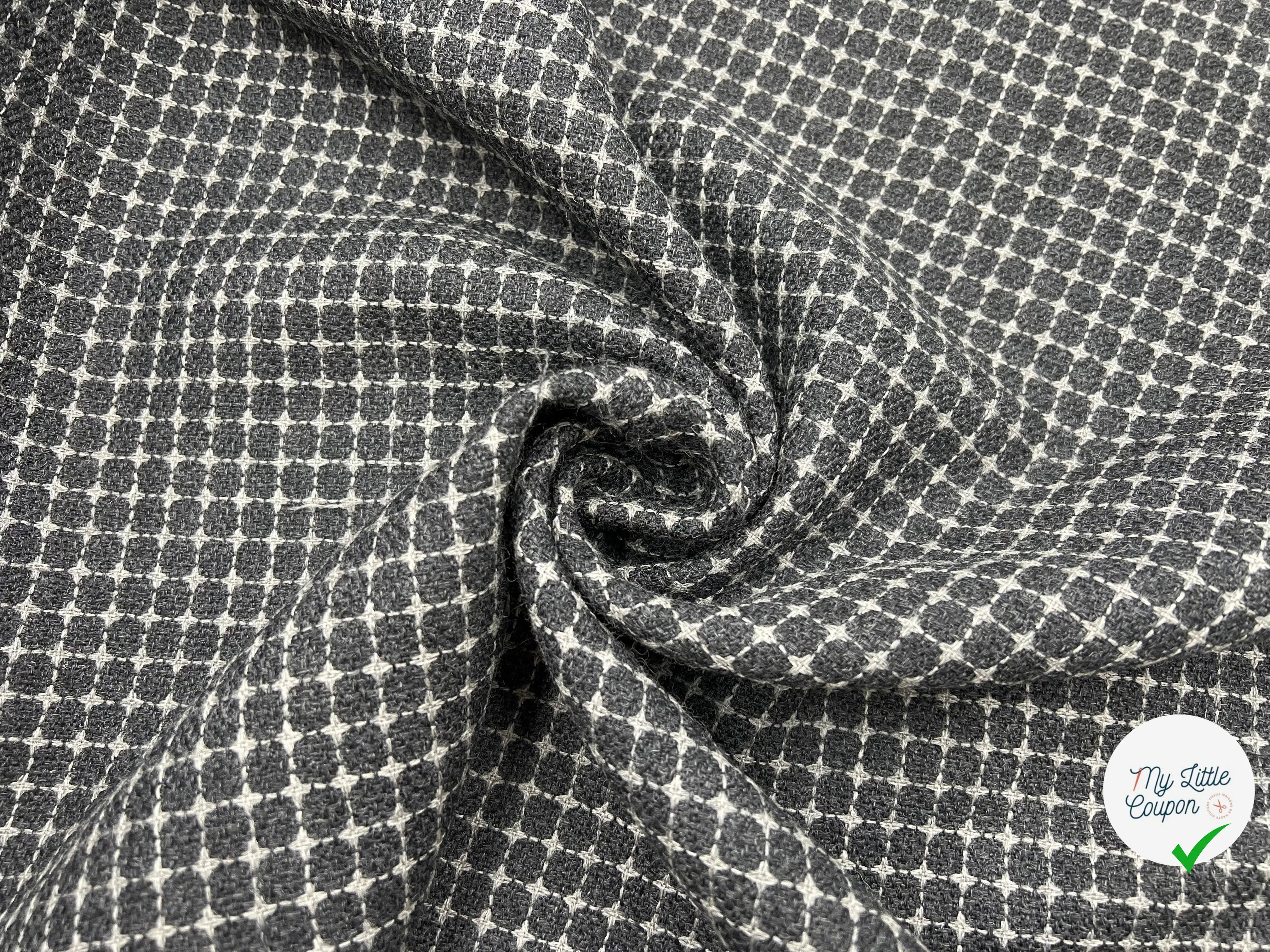 TWEED TAILLEUR PETITES ALVÉOLES - My Little Coupon - tissu - coudre