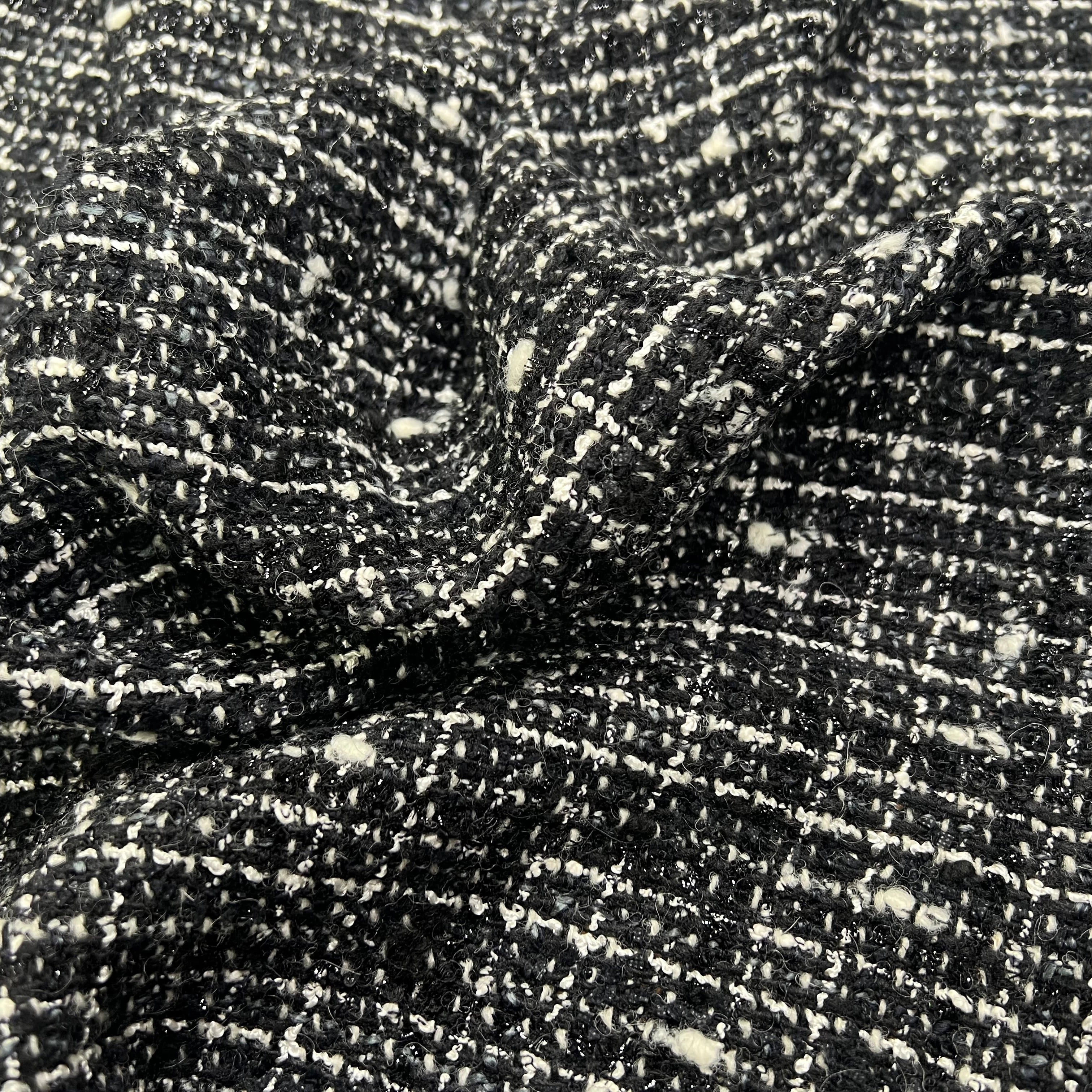 TWEED TAILLEUR ULTRA CHIC NOIR ET BLANC LAINE - My Little Coupon