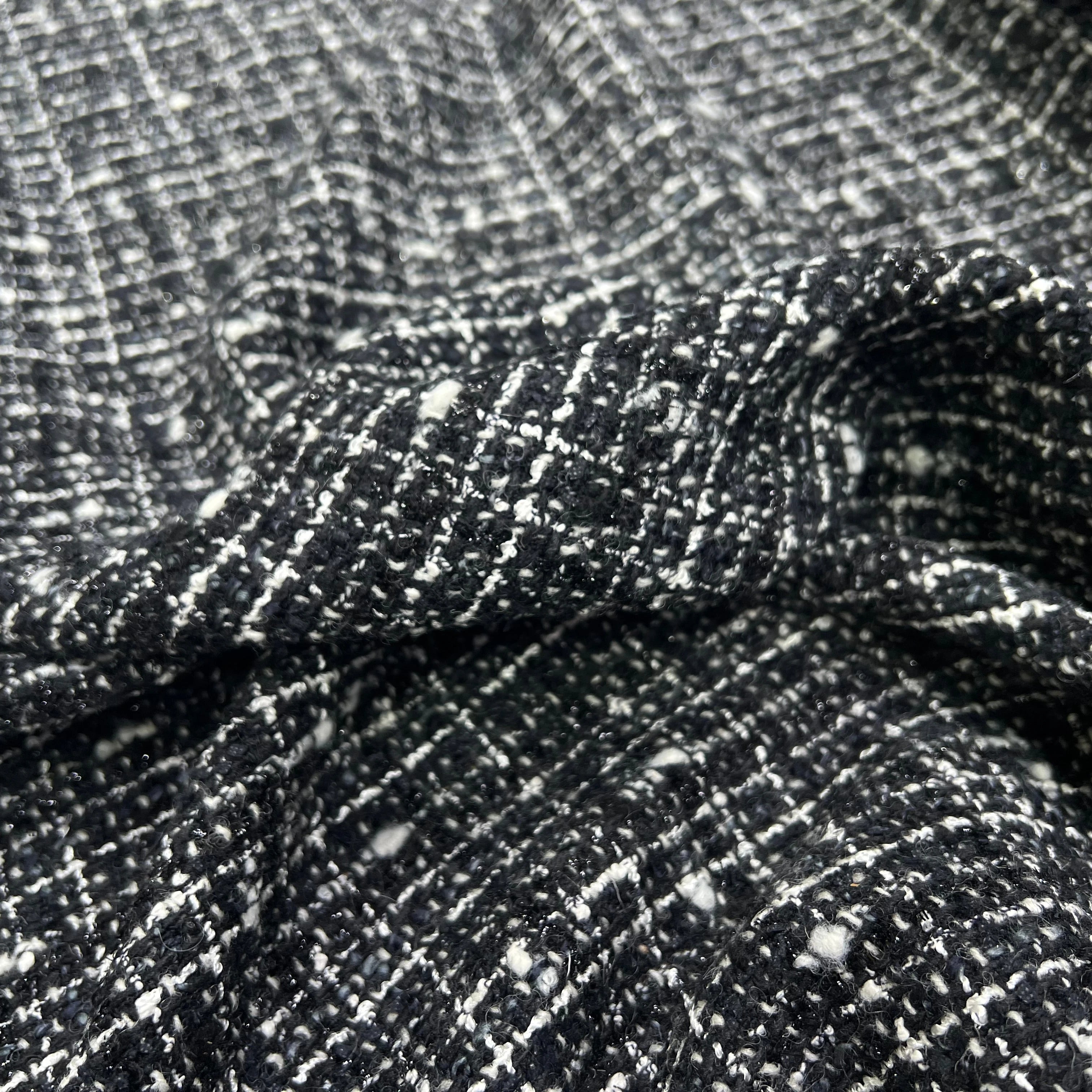 TWEED TAILLEUR ULTRA CHIC NOIR ET BLANC LAINE - My Little Coupon