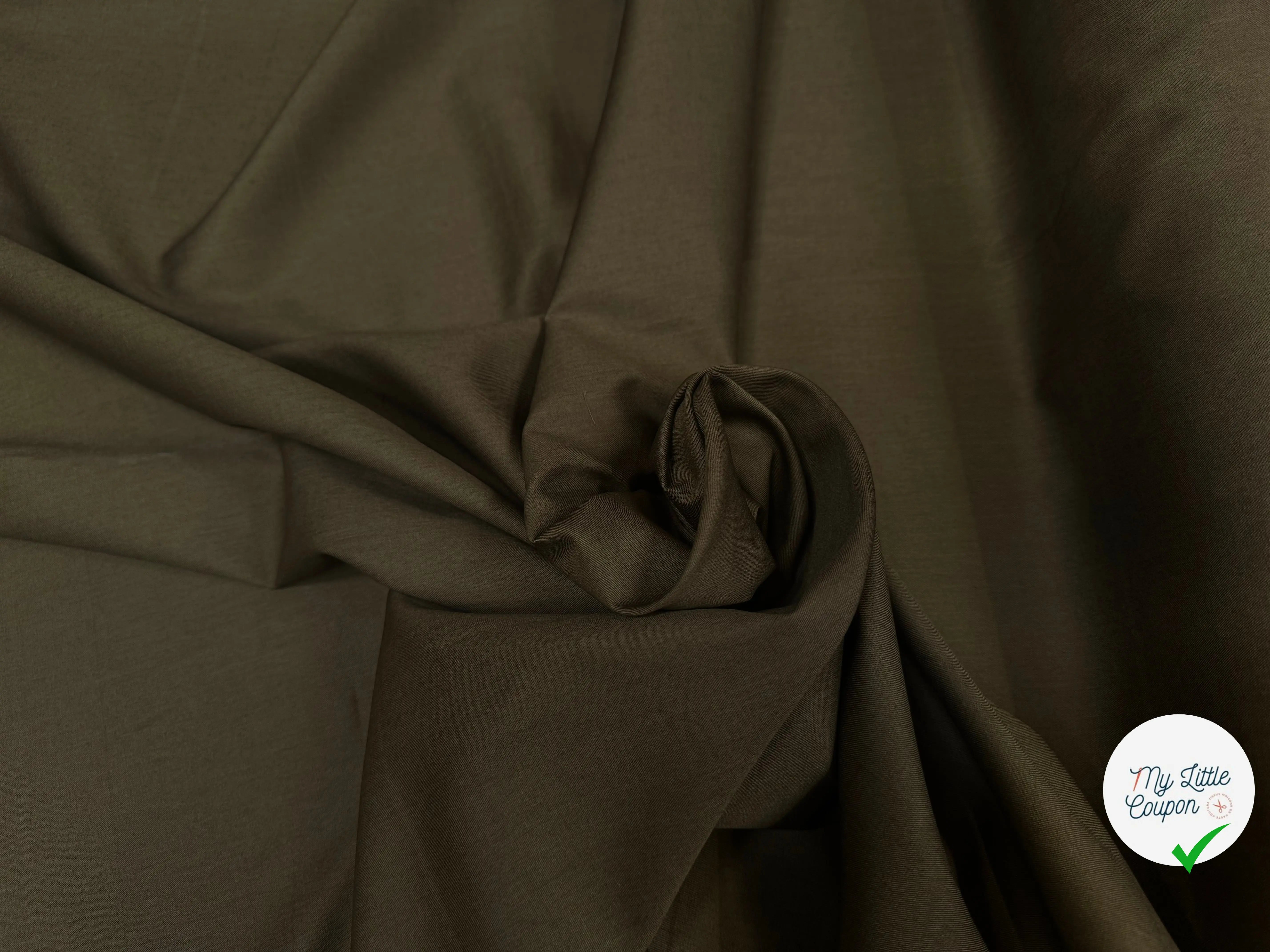 TWILL COTON LAZIO VERT - My Little Coupon