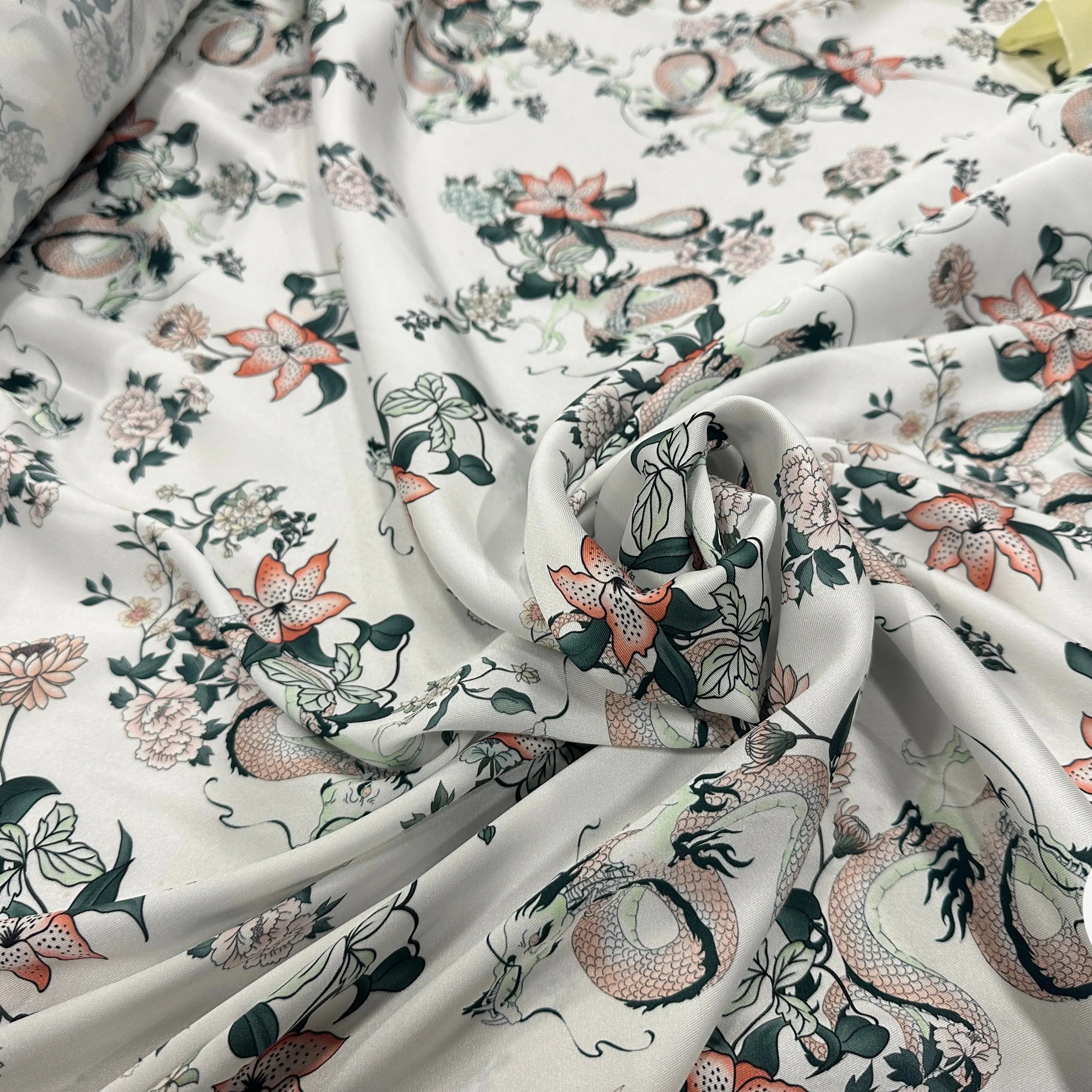 TWILL LEGEREMENT SATINÉ DE DRAGON MSO