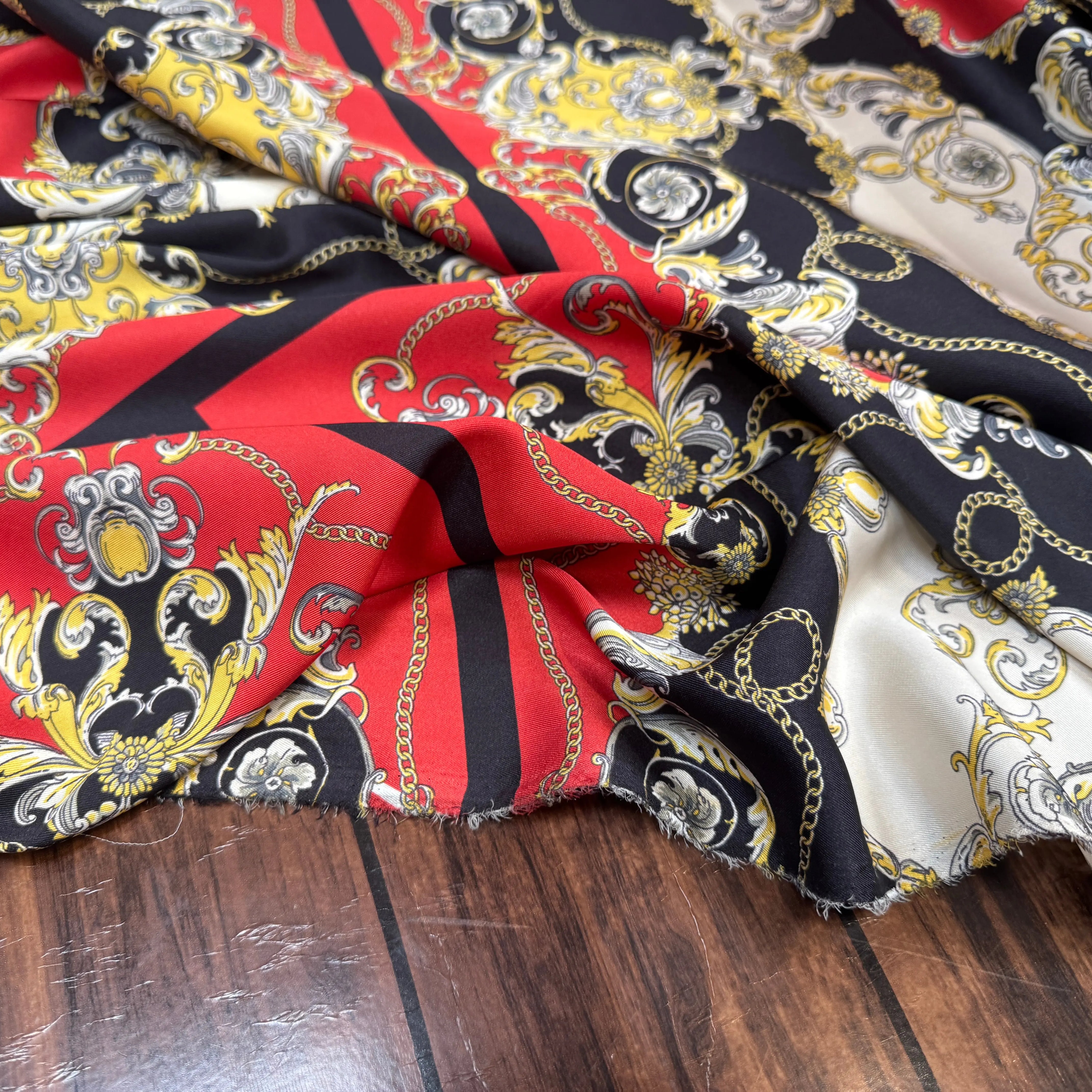 TWILL POLYESTER STYLE BAROQUE - My Little Coupon