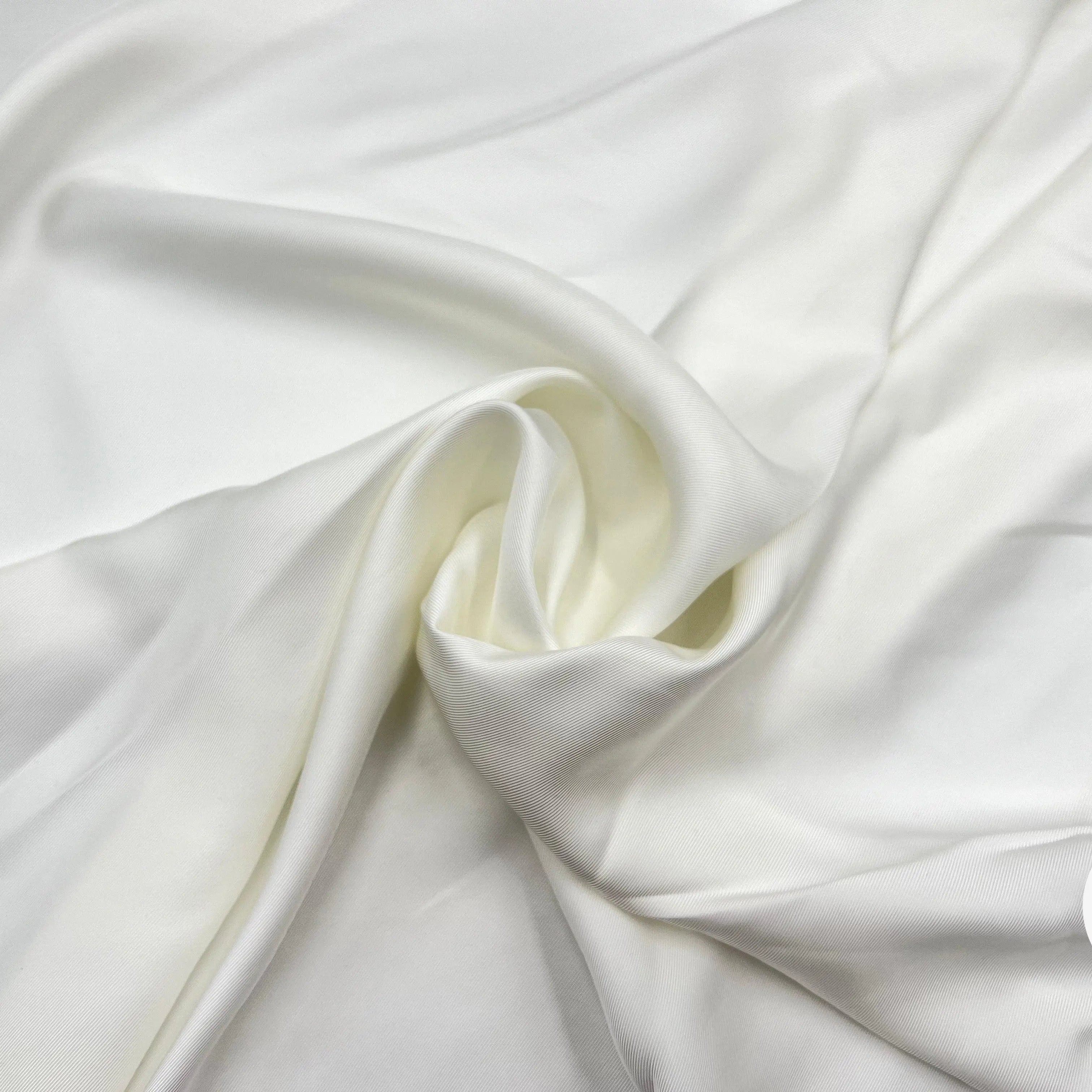 TWILL VISCOSE BLANC NEIGE - My Little Coupon - tissu - coudre