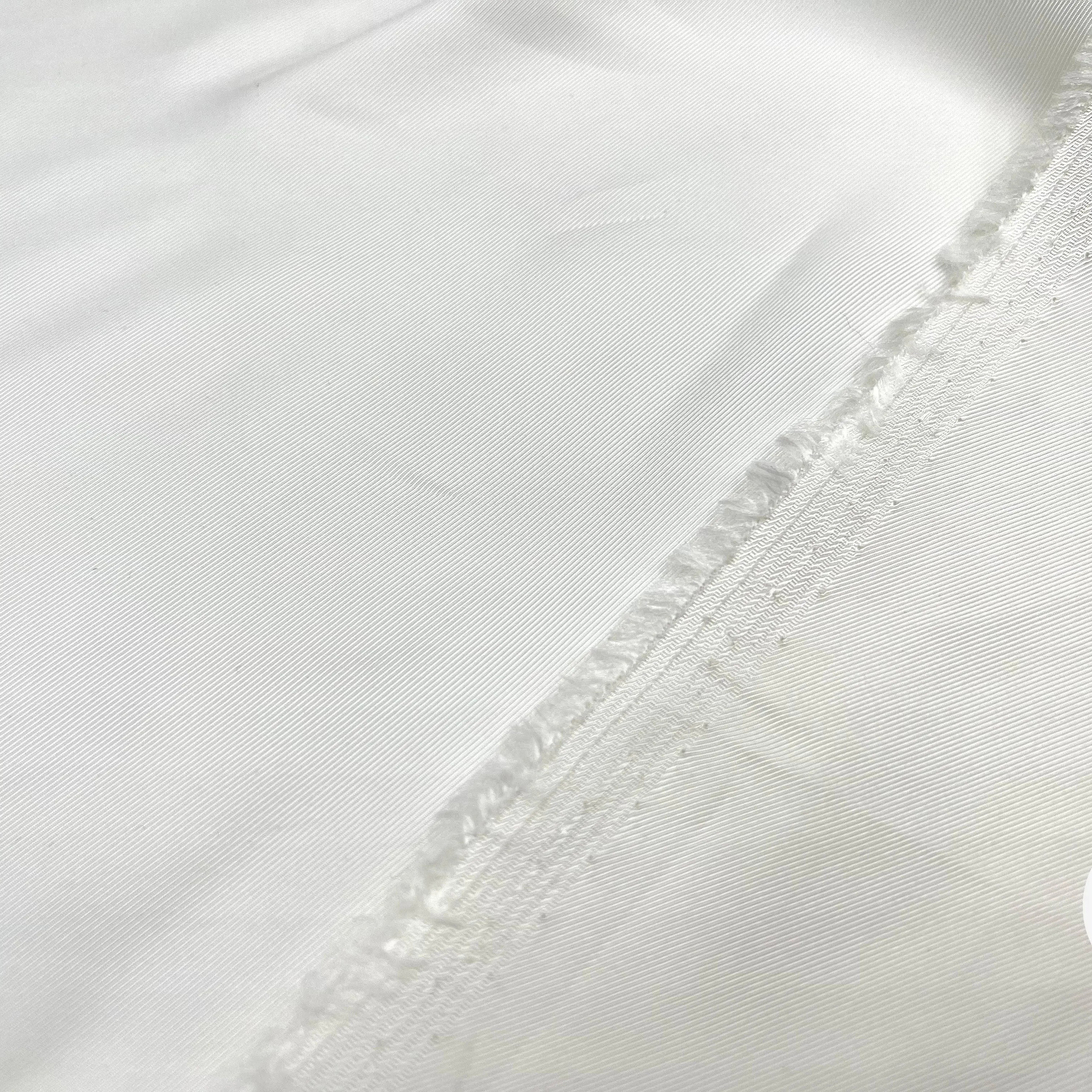 TWILL VISCOSE BLANC NEIGE - My Little Coupon - tissu - coudre
