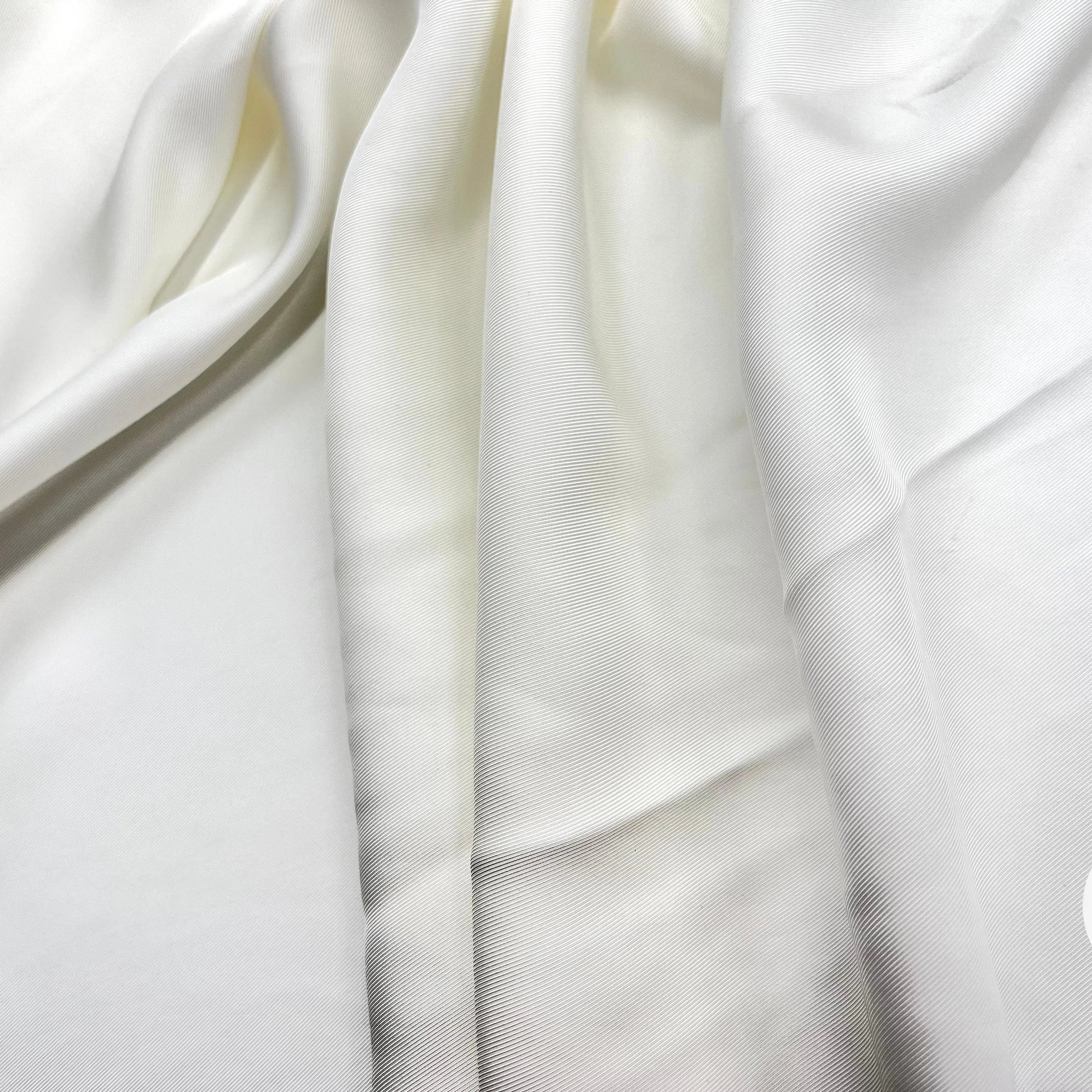 TWILL VISCOSE BLANC NEIGE - My Little Coupon - tissu - coudre