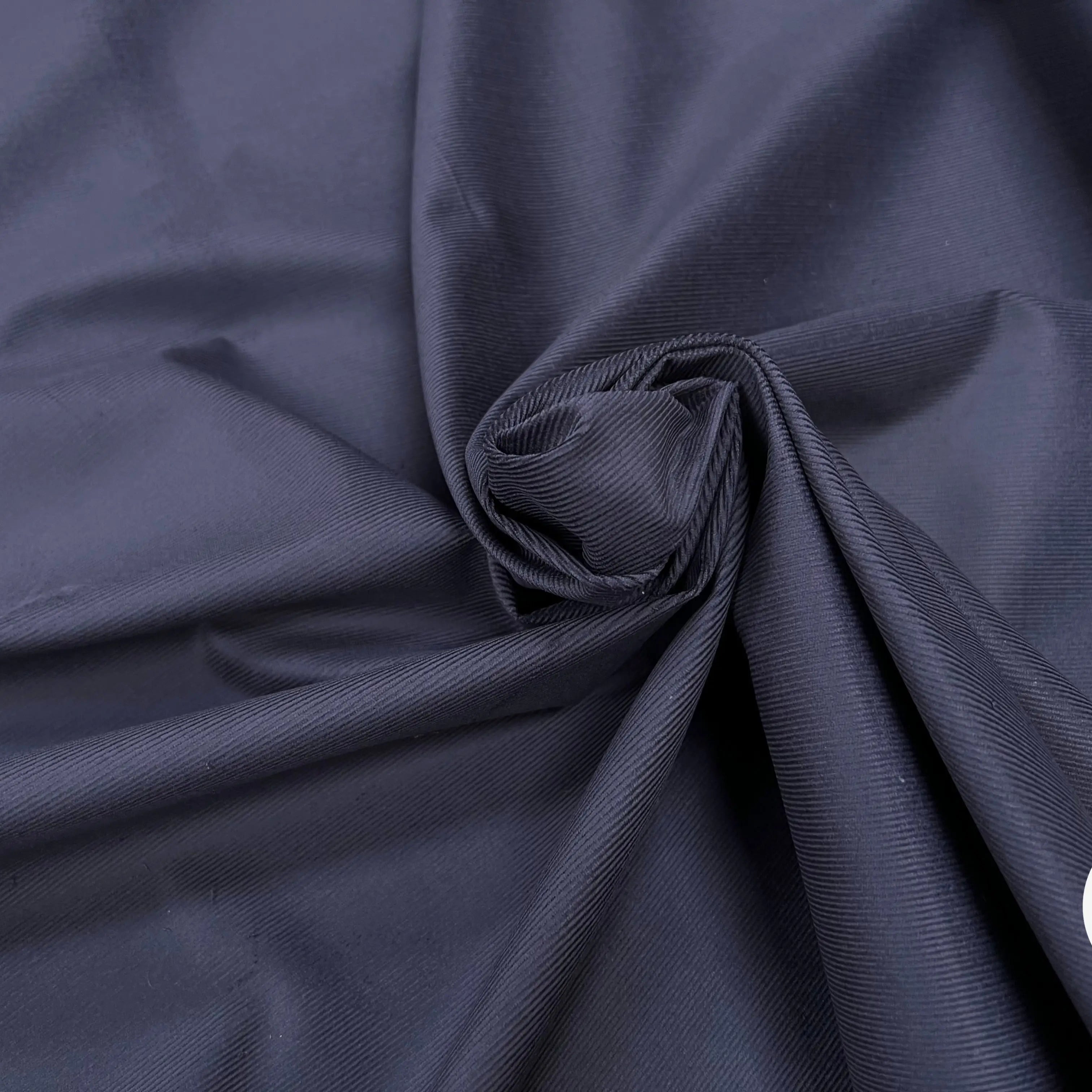 VELOURS 1000 RAIES CHEMISE COTON GRIS PETROLE SUBLIME - My Little Coupon