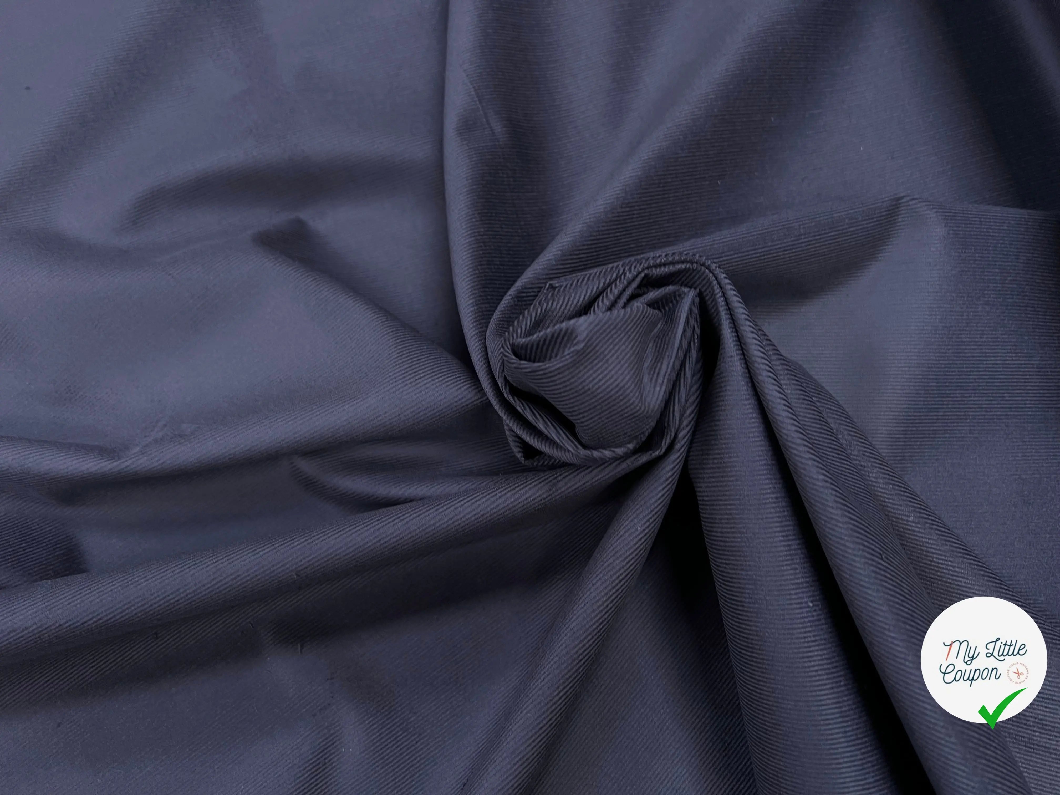 VELOURS 1000 RAIES CHEMISE COTON GRIS PETROLE SUBLIME - My Little Coupon
