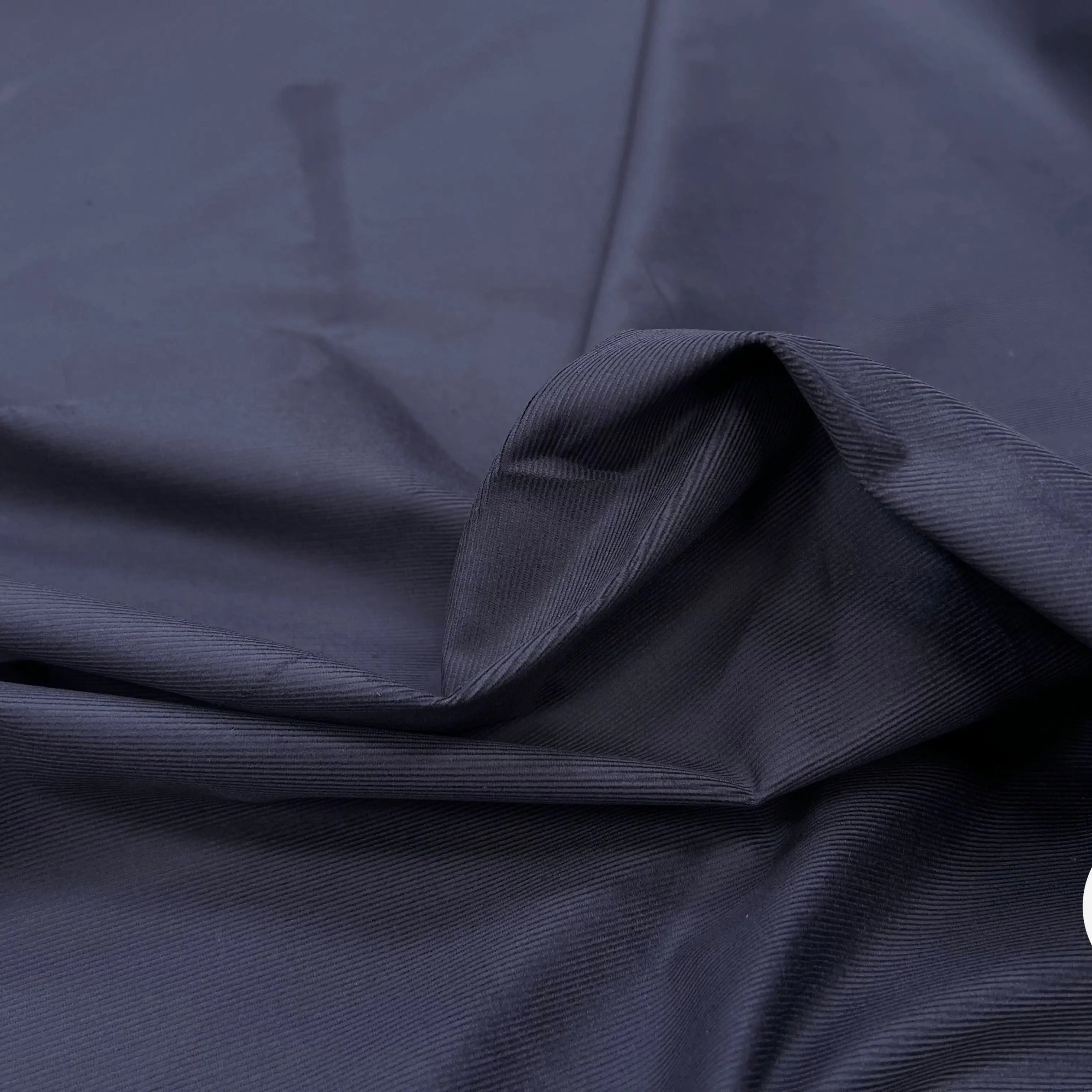 VELOURS 1000 RAIES CHEMISE COTON GRIS PETROLE SUBLIME - My Little Coupon