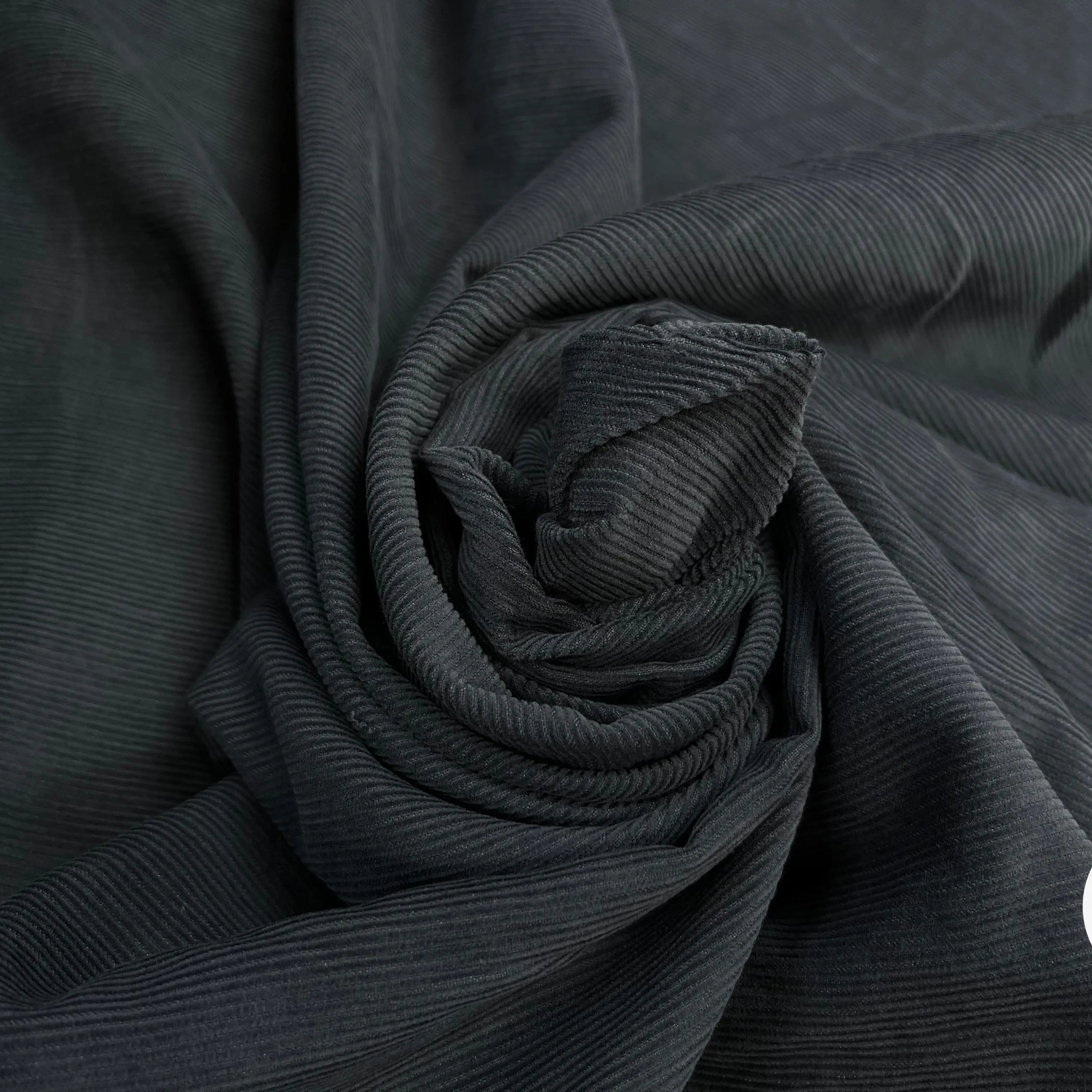 VELOURS 1000 RAIES COTON BLEU NAVY MÉTAL - My Little Coupon