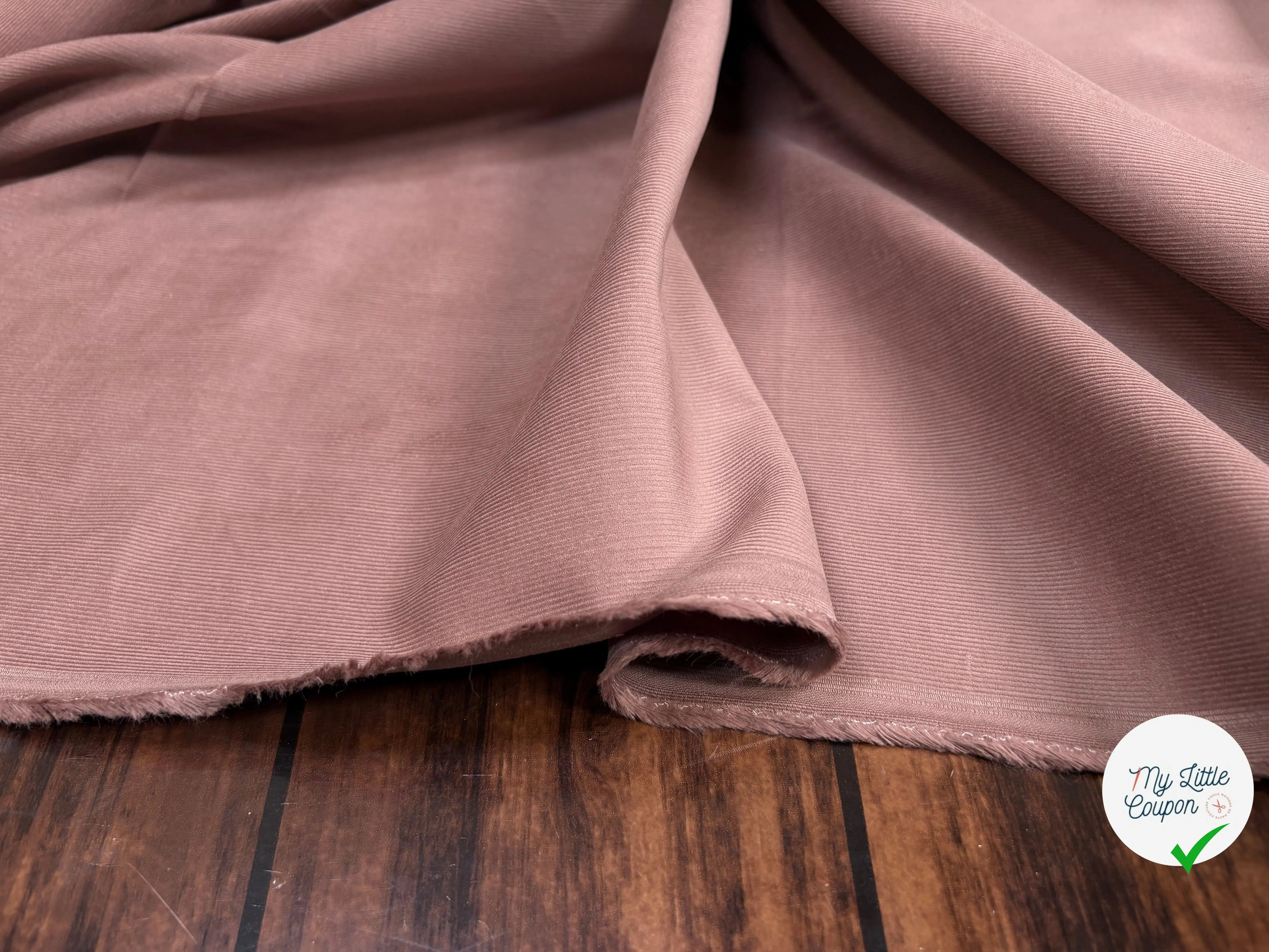 VELOURS 1000 RAIES UNI CHÂTAIGNE 145 - My Little Coupon