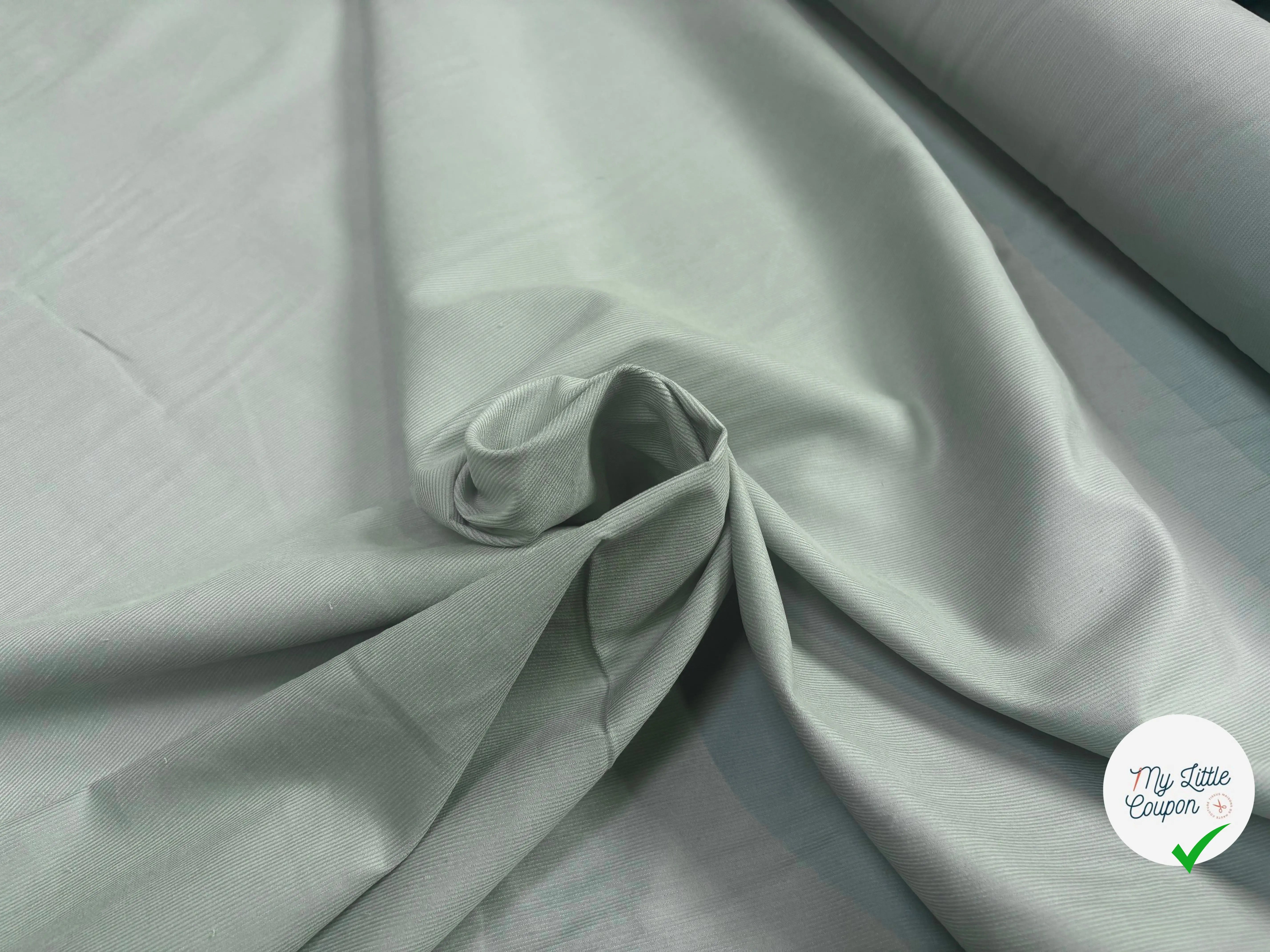 VELOURS 1000 RAIES UNI VERT DE GRIS 145 - My Little Coupon