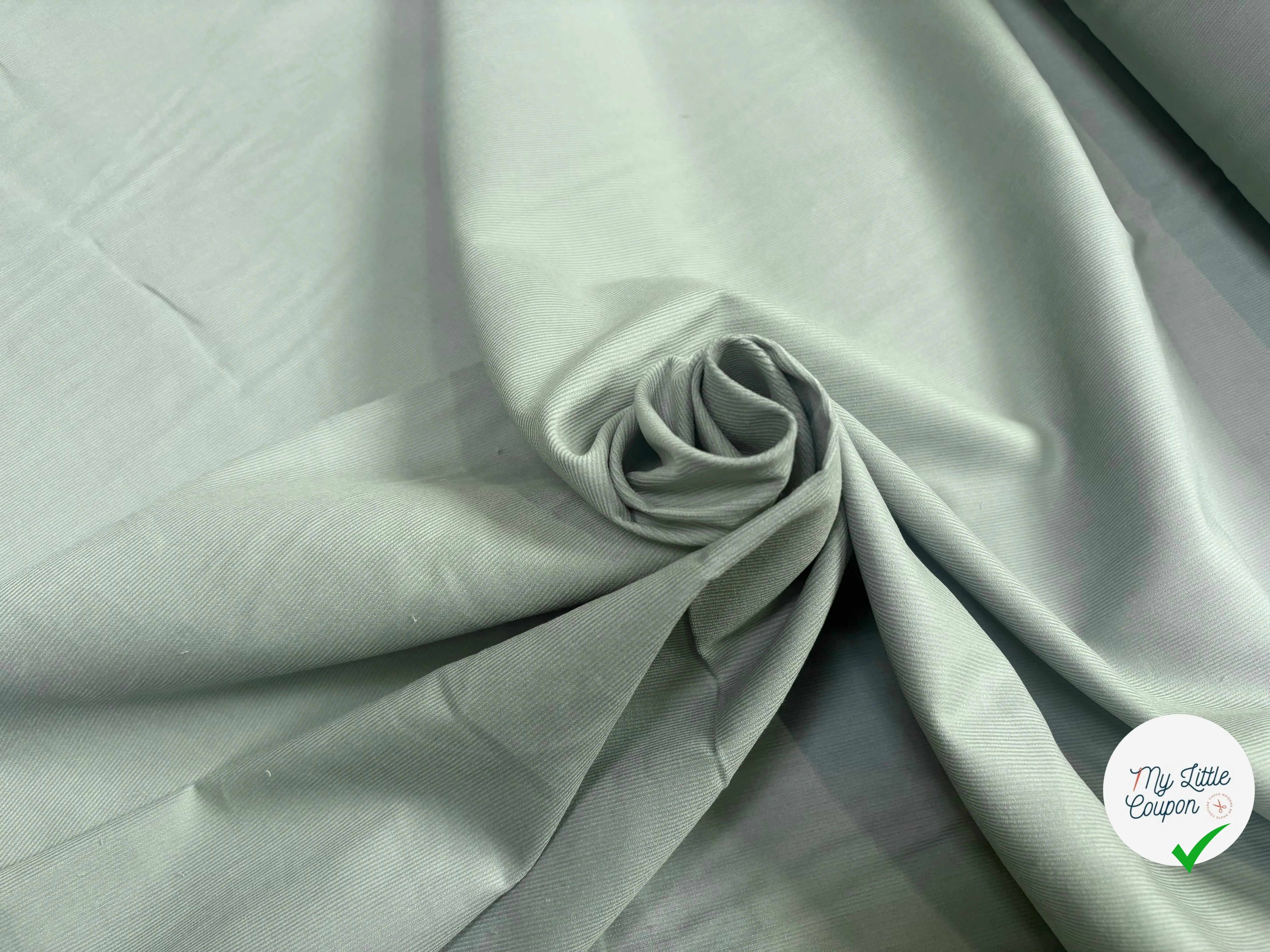 VELOURS 1000 RAIES UNI VERT DE GRIS 145 - My Little Coupon