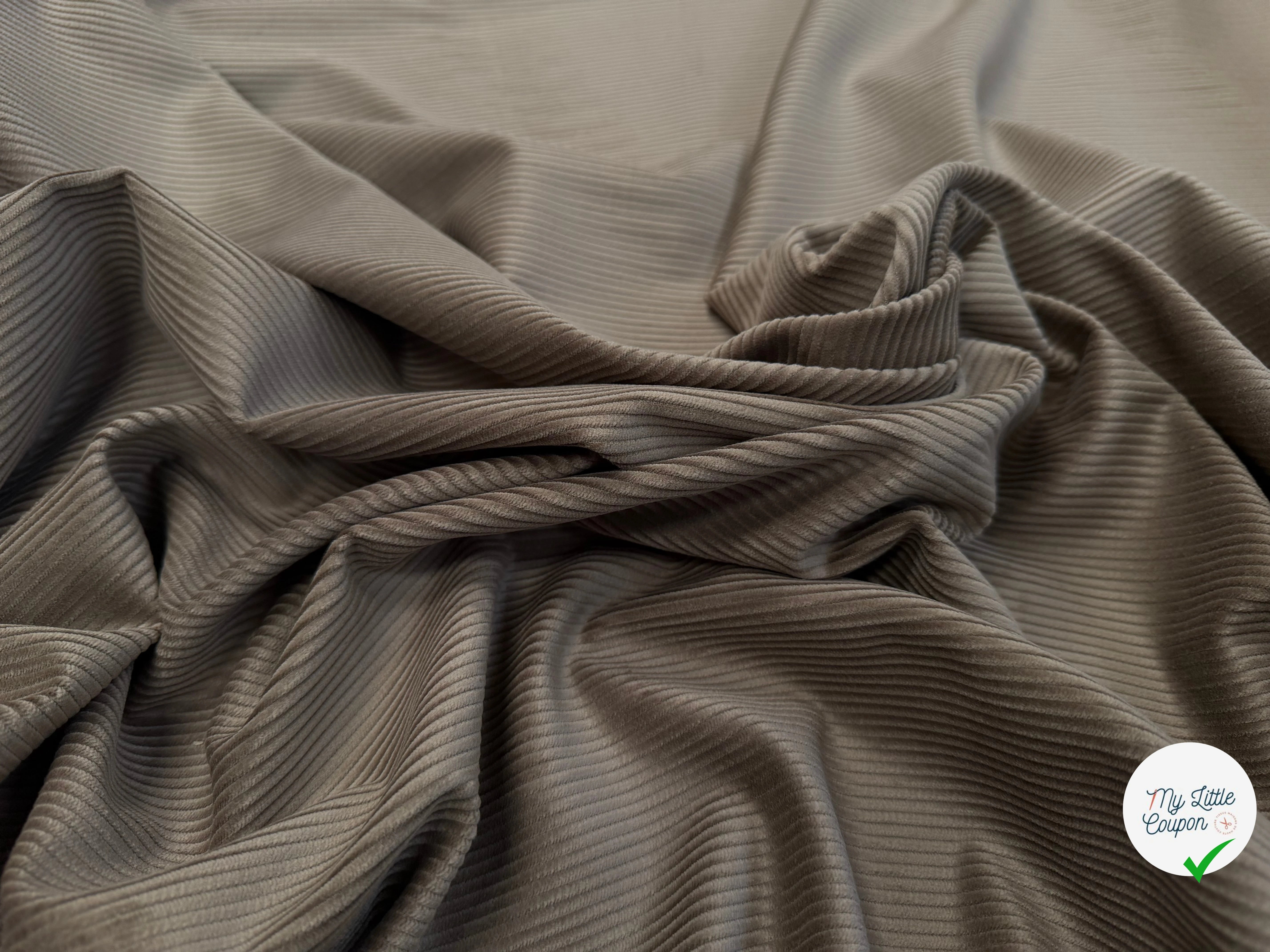 VELOURS CLASSIC 500 RAIES ARGILE - My Little Coupon