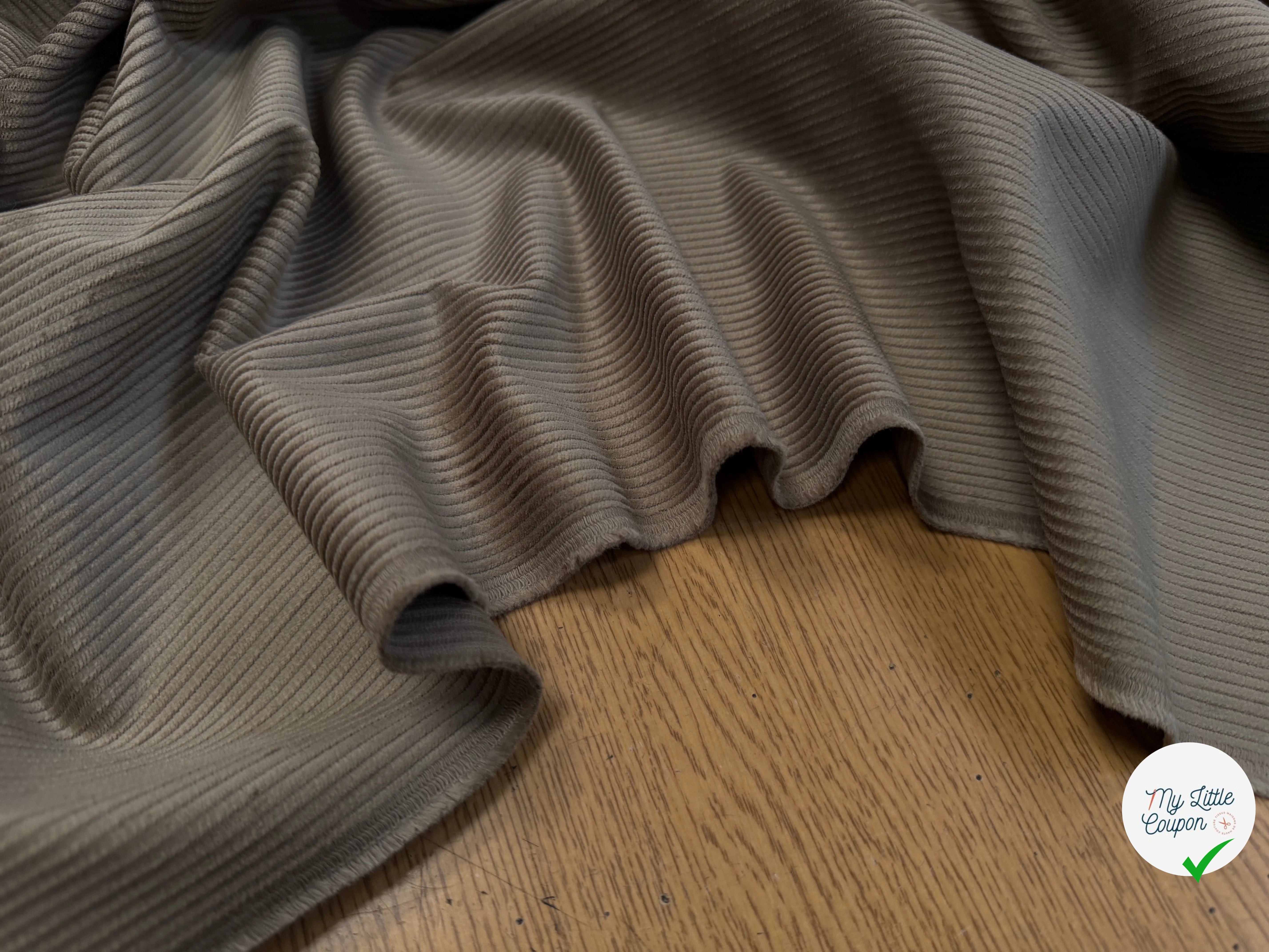 VELOURS CLASSIC 500 RAIES ARGILE - My Little Coupon