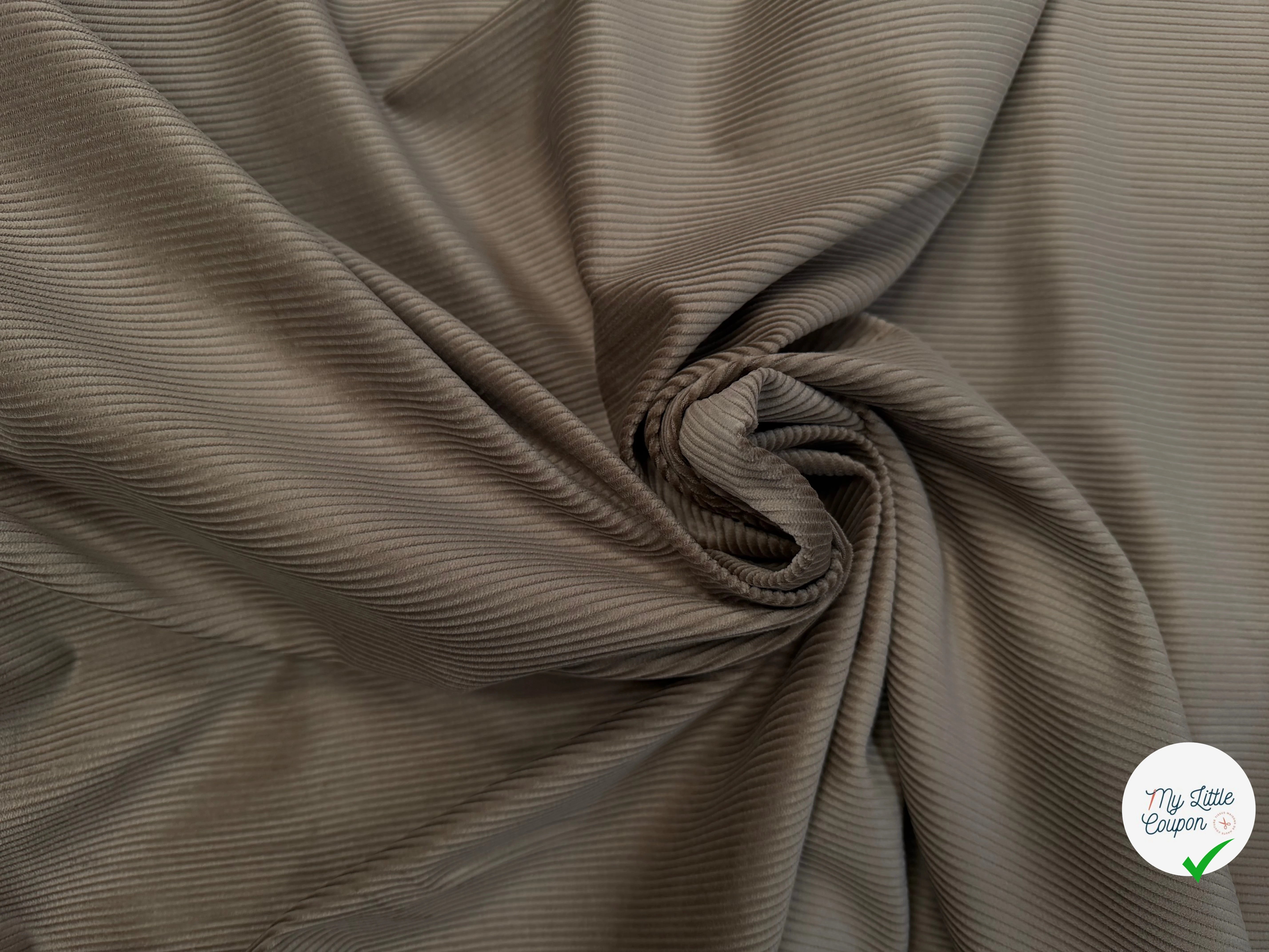 VELOURS CLASSIC 500 RAIES ARGILE - My Little Coupon