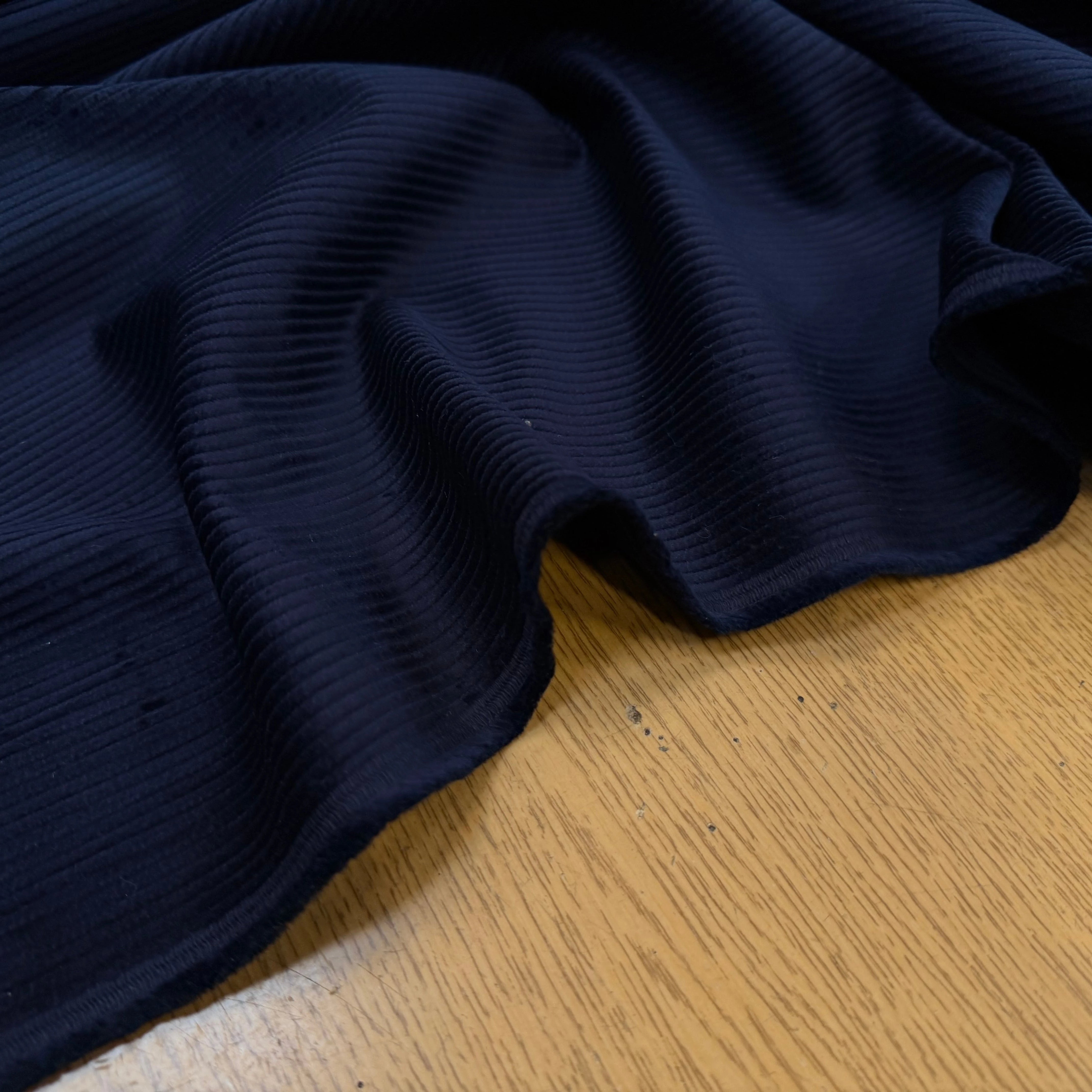 VELOURS CLASSIC 500 RAIES BLEU NUIT - My Little Coupon