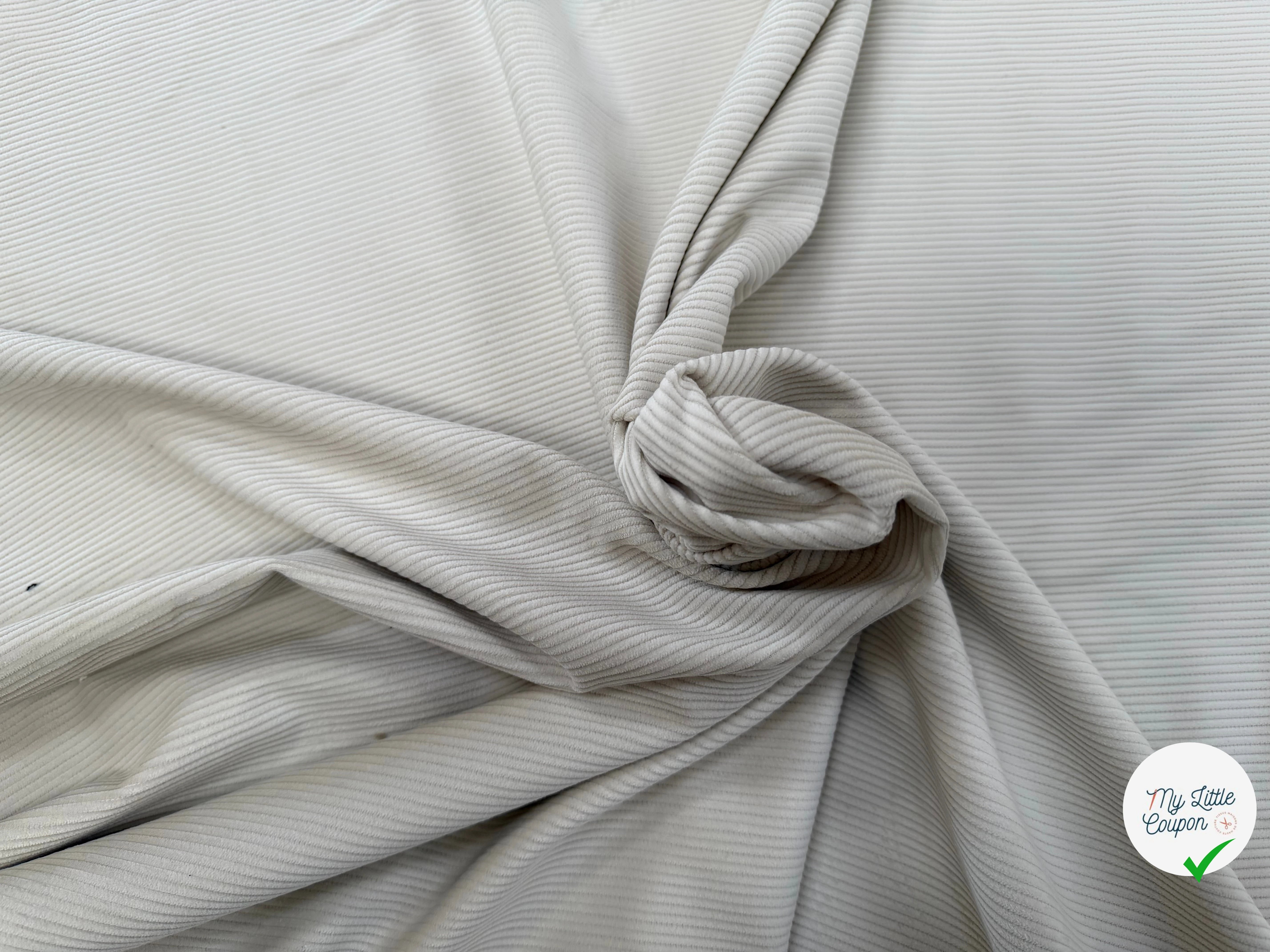 VELOURS CLASSIC 500 RAIES IVOIRE - My Little Coupon