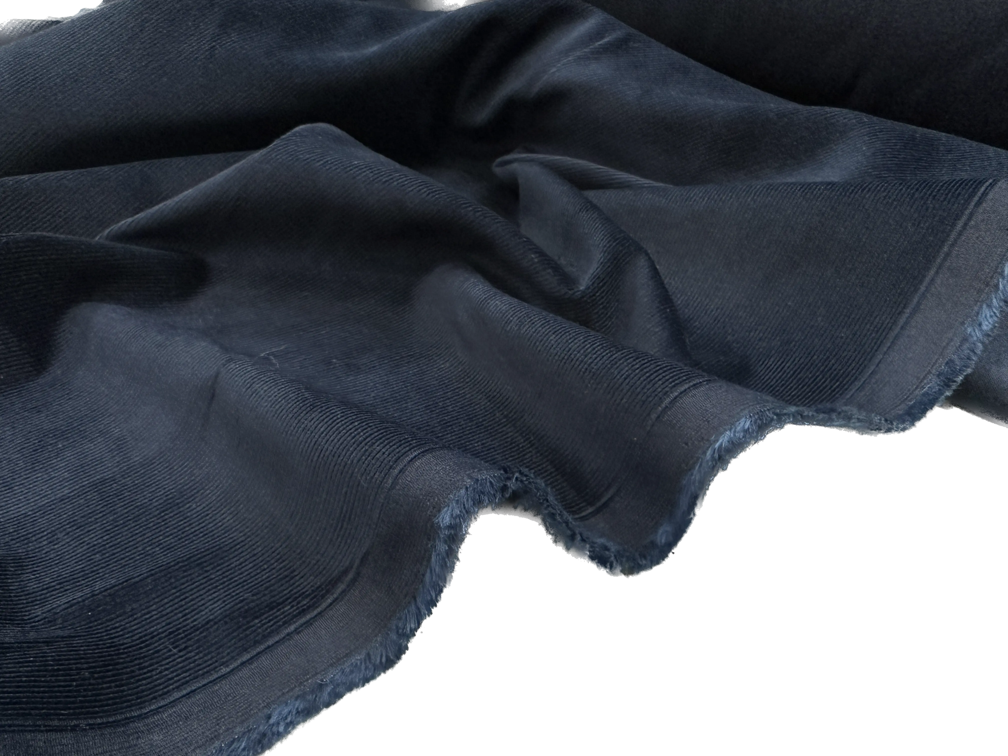 VELOURS CORDUROY MILLE RAIES OCÉAN BLEU MLC INTERN