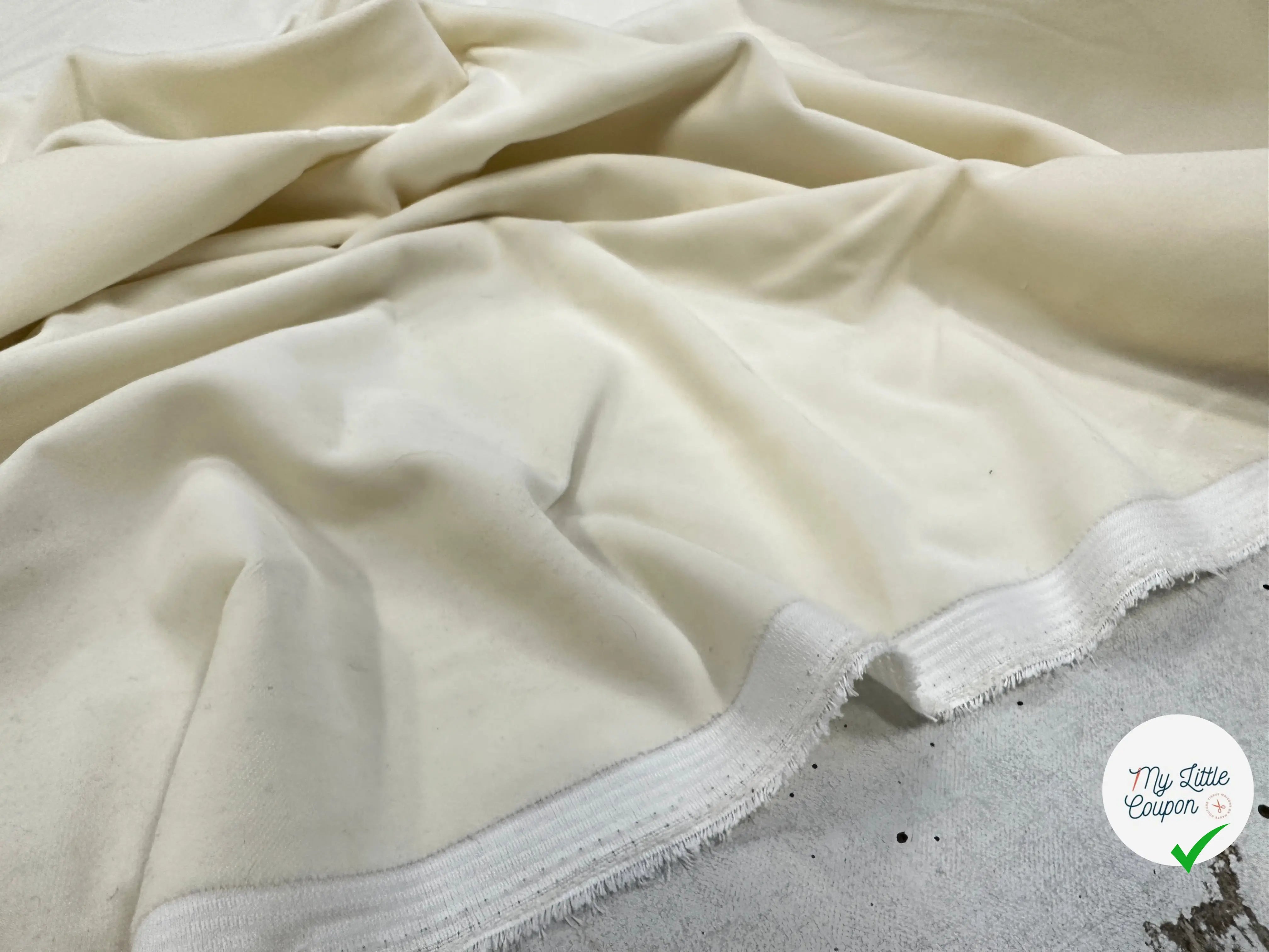 VELOURS COTON ÉCRU - My Little Coupon