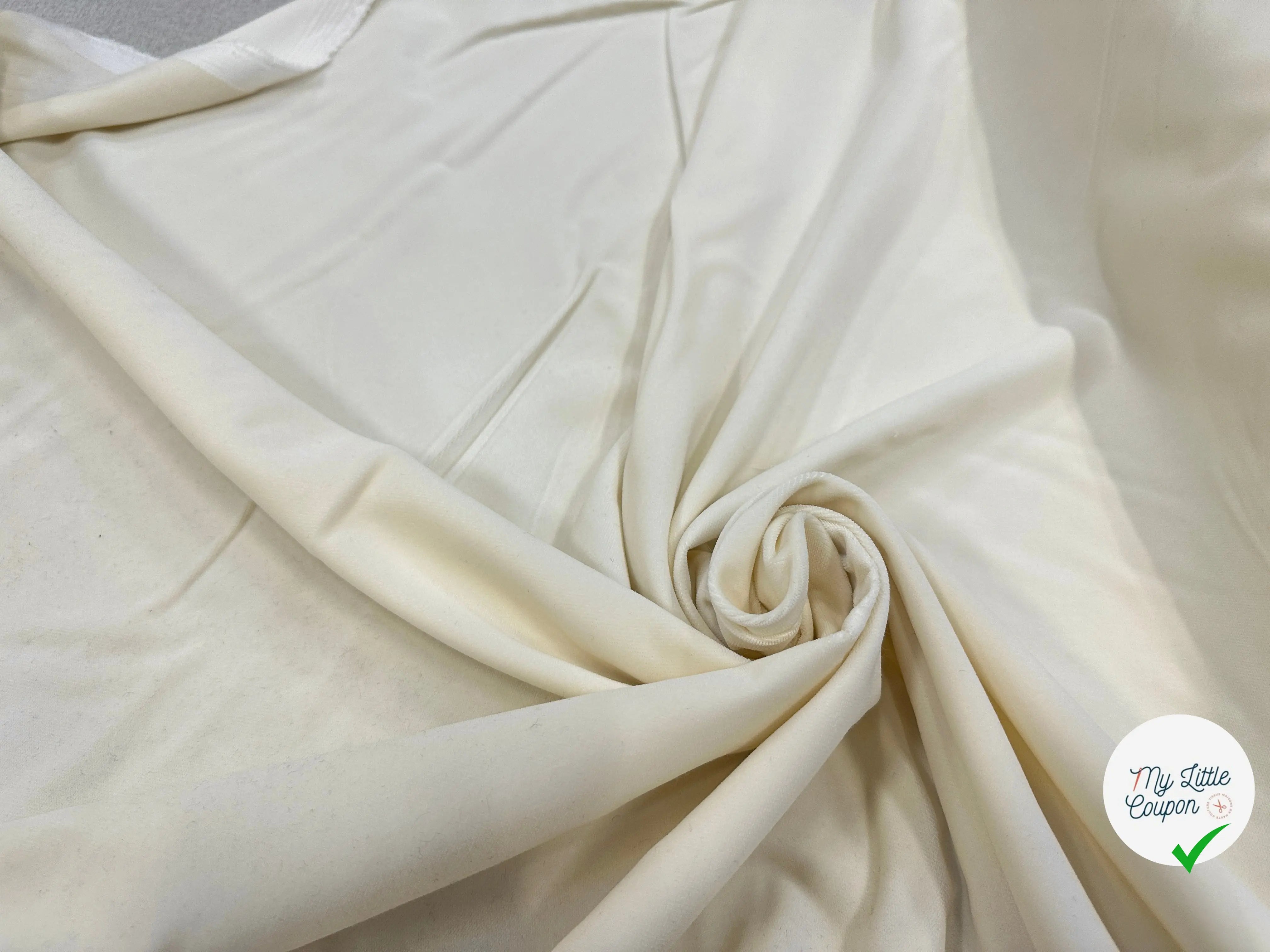 VELOURS COTON ÉCRU - My Little Coupon