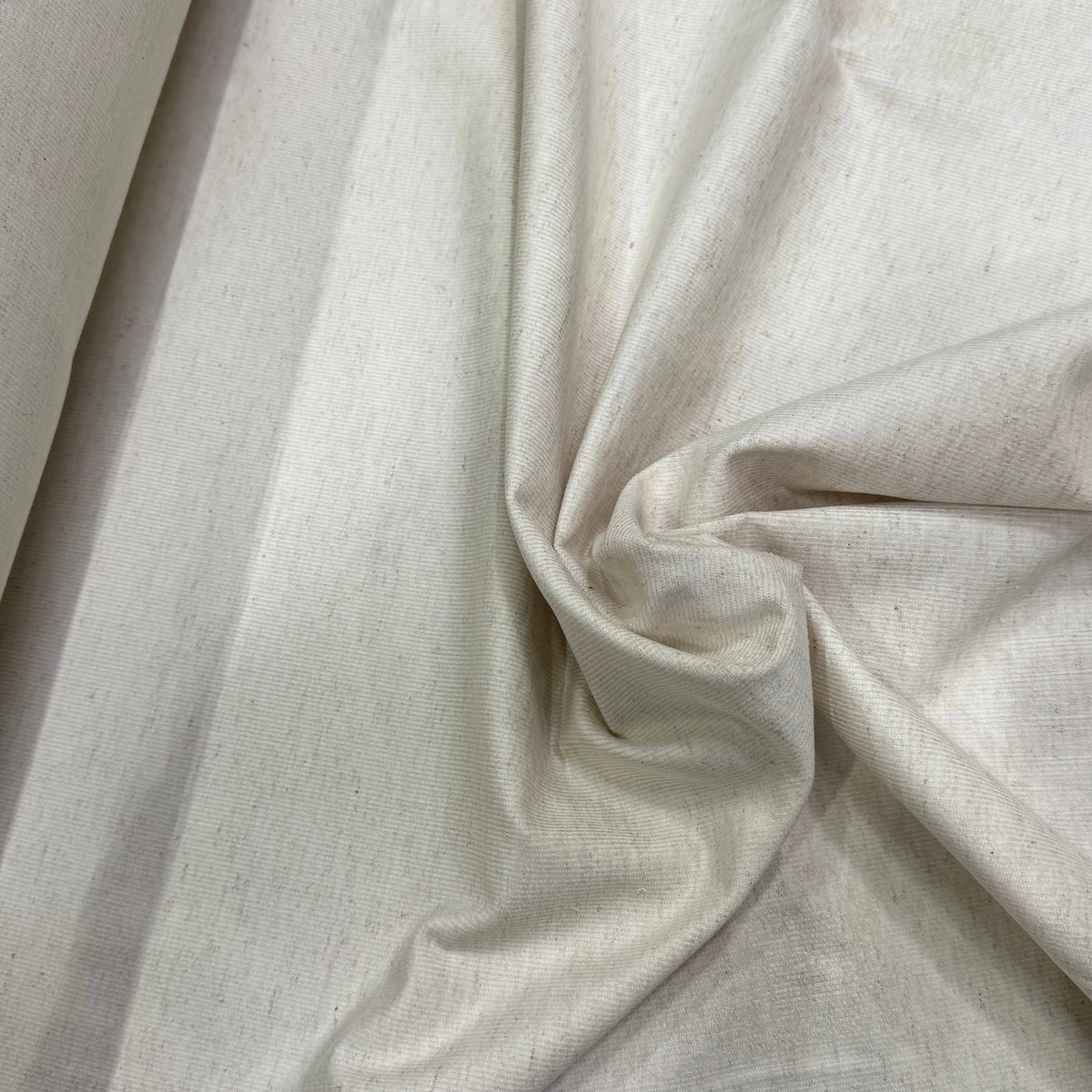 VELOURS COTON ET LIN 600 RAIES STRETCH NATUREL 82% COTON 16% LIN - My Little Coupon