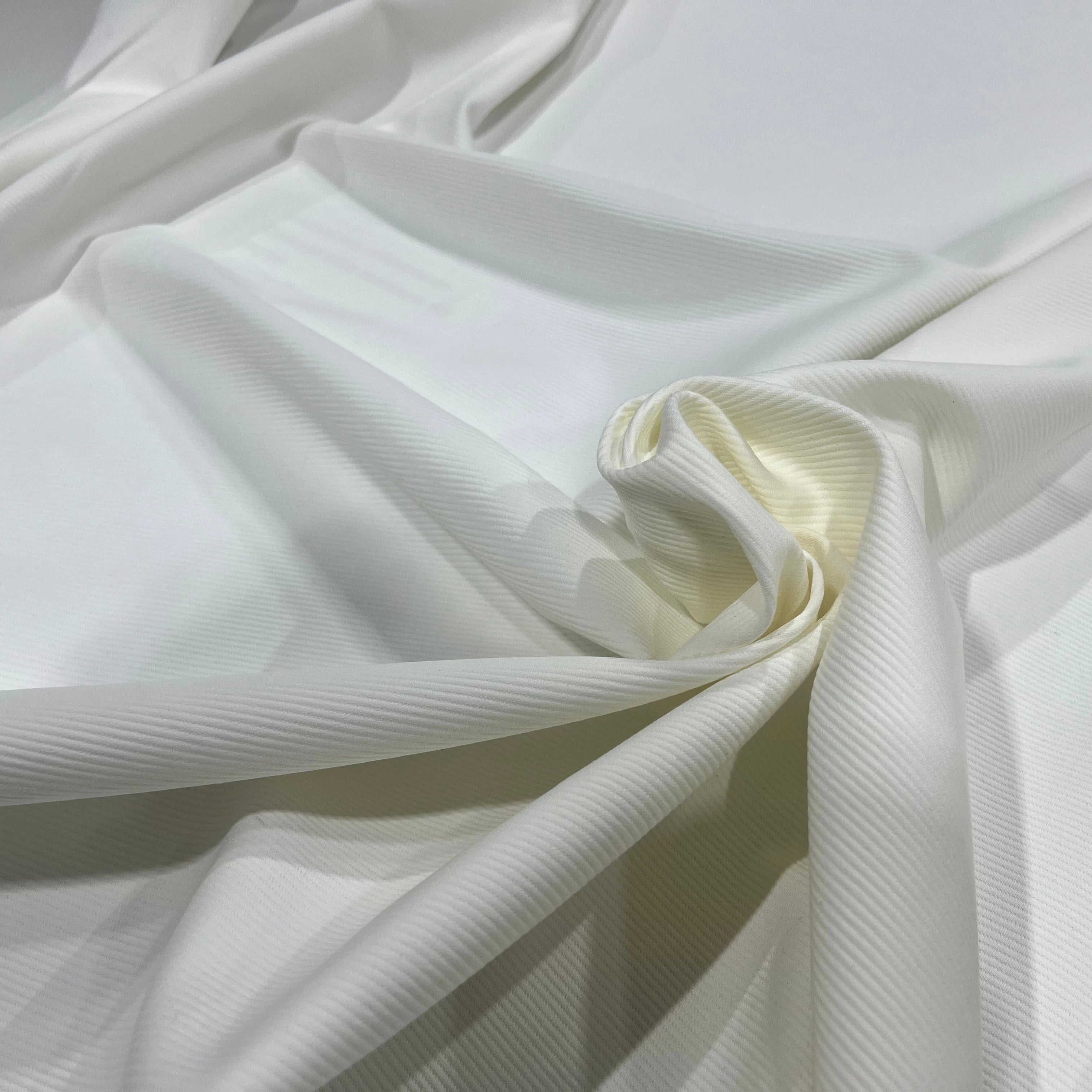 VELOURS COTON STRETCH BLANC CASSÉ - My Little Coupon