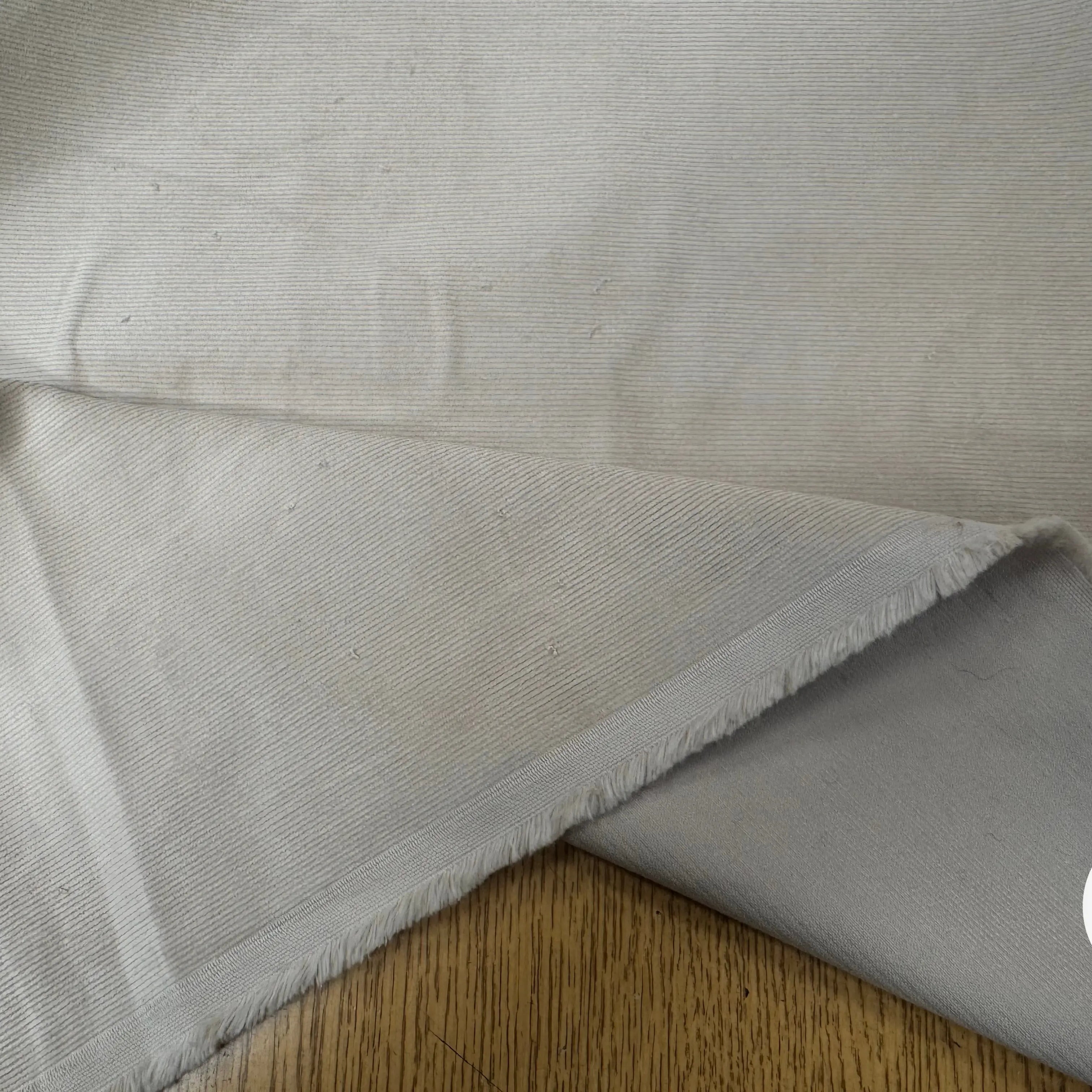 VELOURS DE COTON 1000 RAIE UNI BEIGE PALE - My Little Coupon