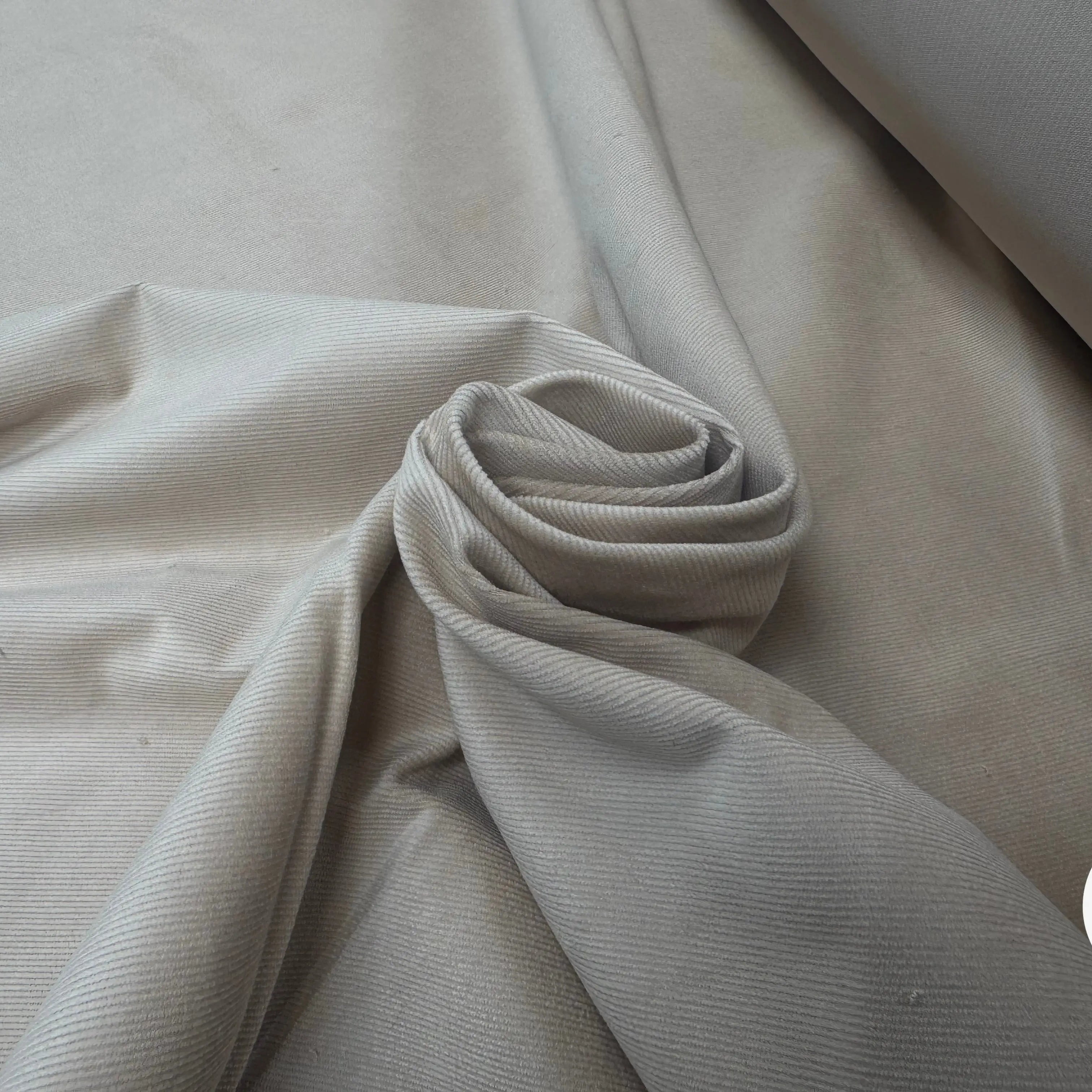 VELOURS DE COTON 1000 RAIE UNI BEIGE PALE - My Little Coupon