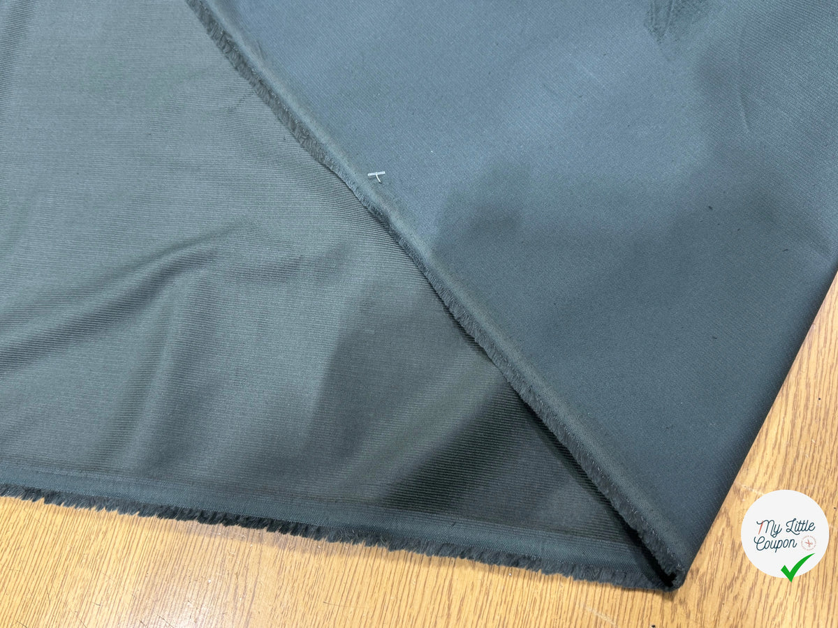 VELOURS DE COTON CLASSIQUE 1000 RAIES STRETCH VERT 98% COTON - My Little Coupon
