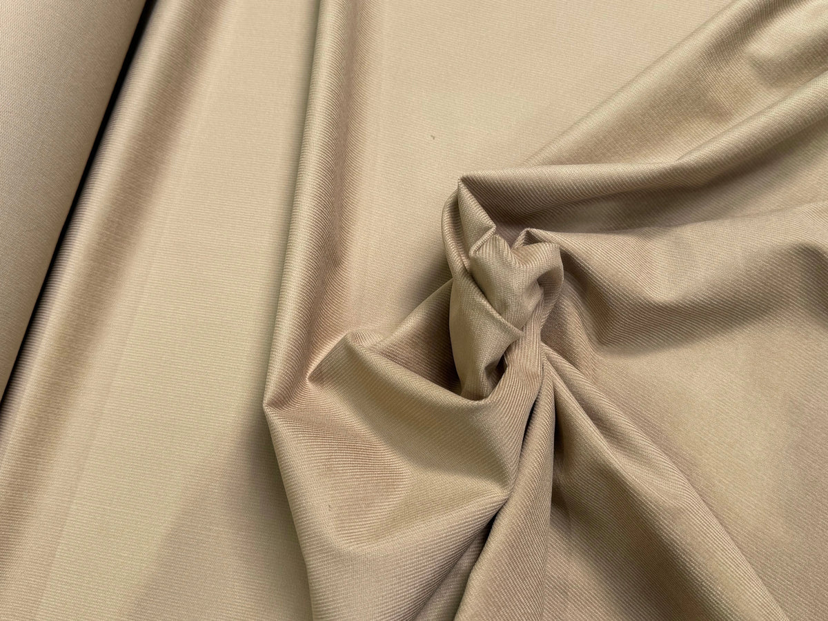 VELOURS DE COTON CLASSIQUE 800 RAIES STRETCH BEIGE 98% COTON - My Little Coupon