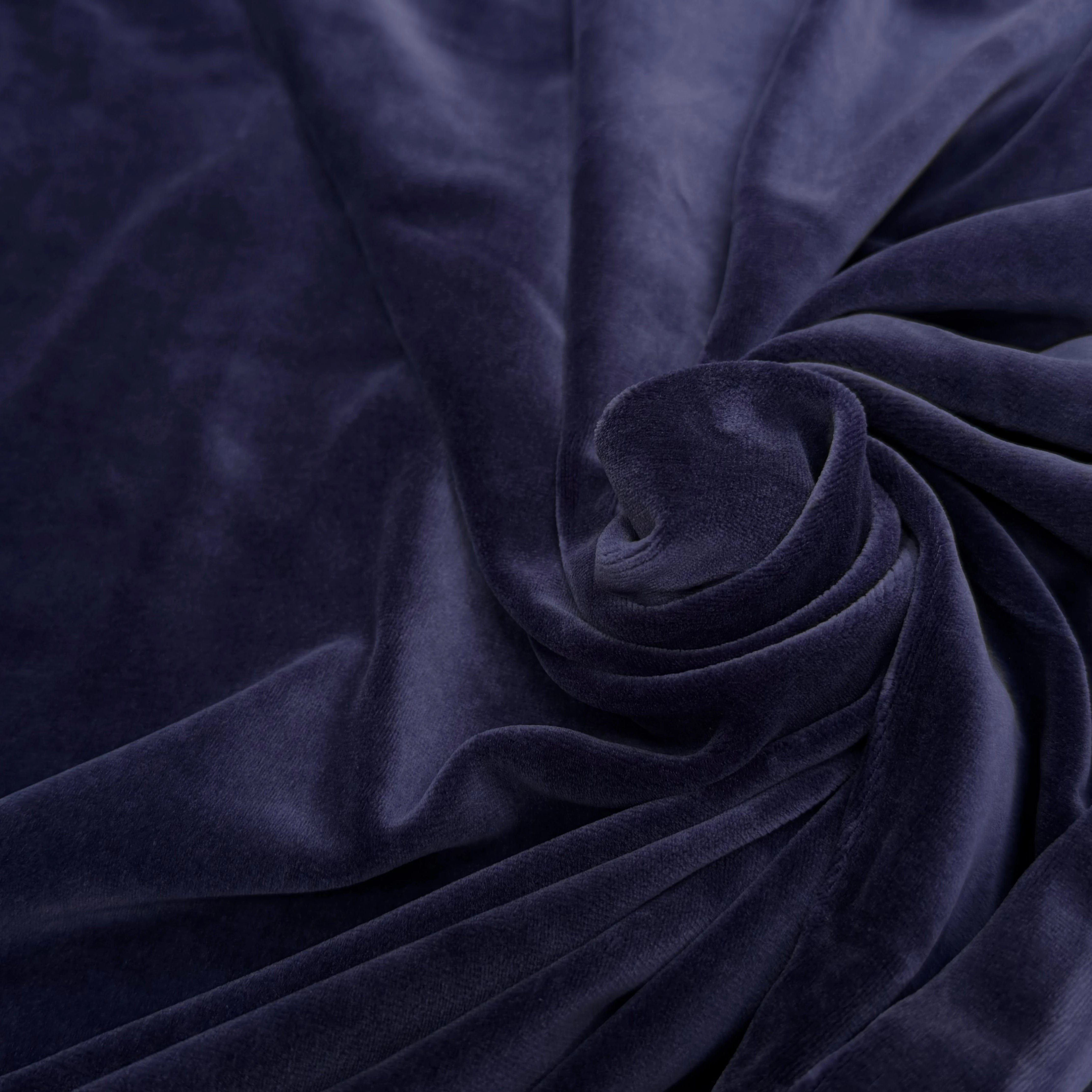 VELOURS DE COTON MOUSSE STRETCH WORK BLUE TOUCHER DOUX - My Little Coupon