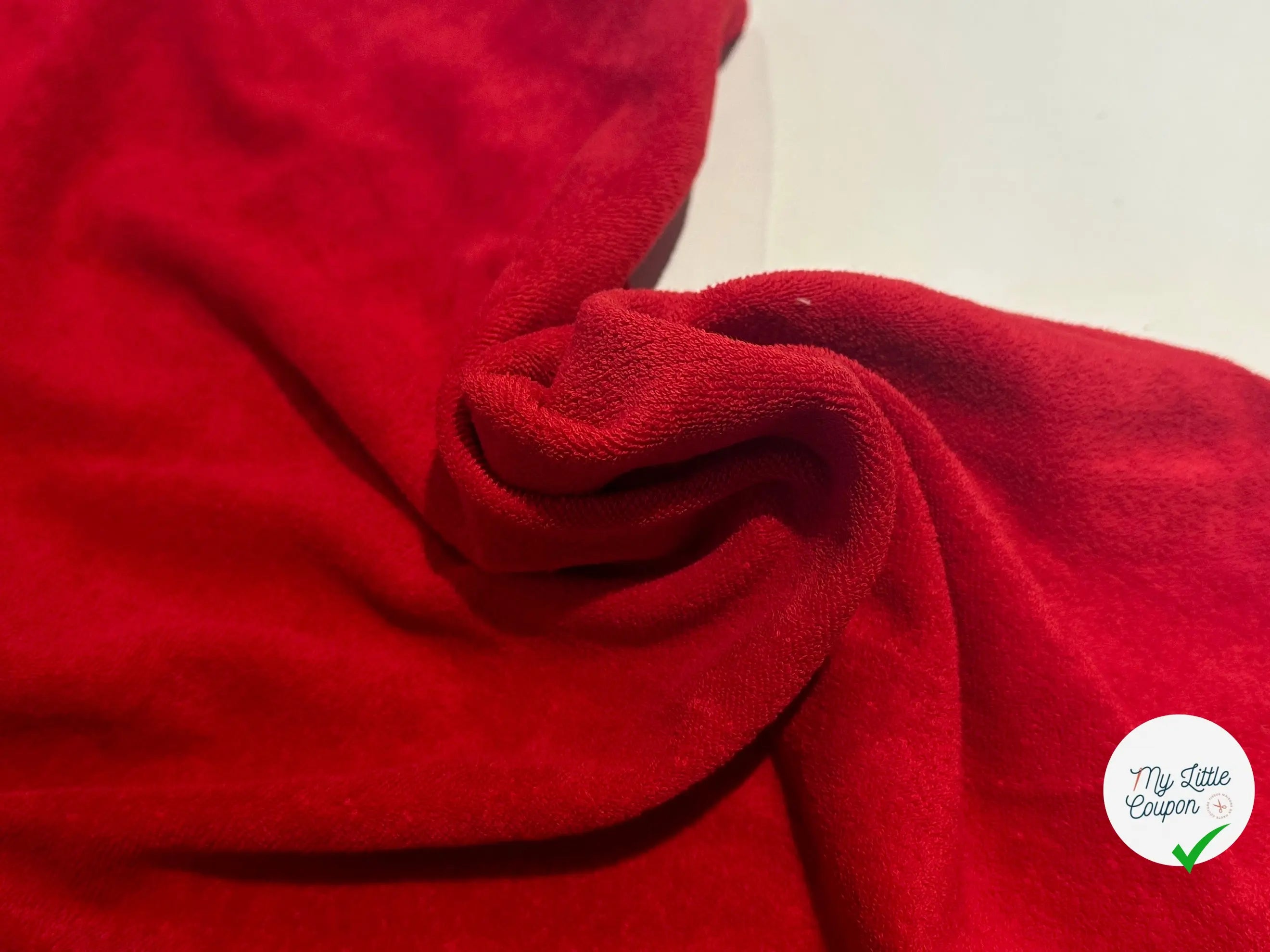VELOURS ÉPONGE ROUGE SANG MSO