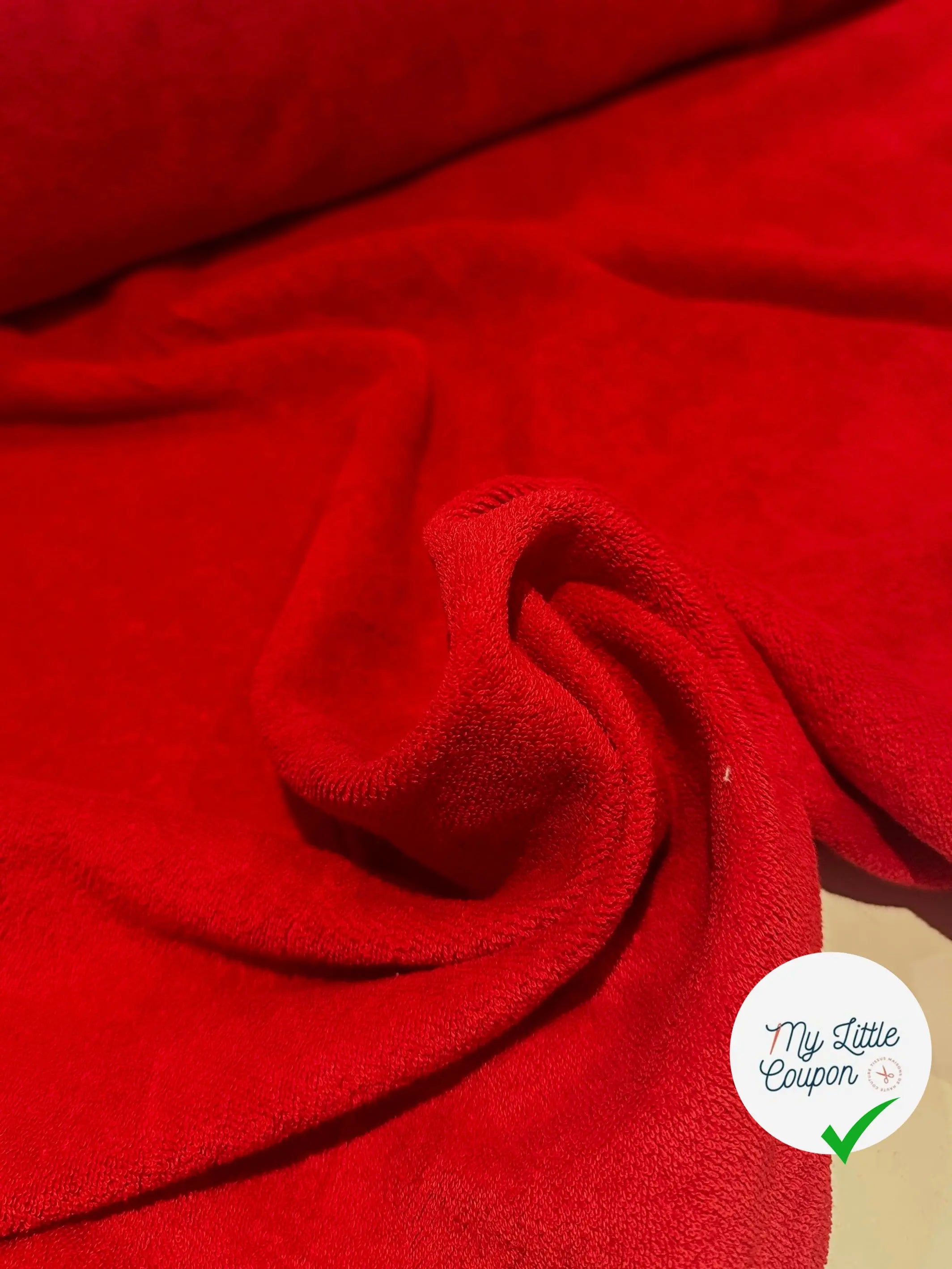 VELOURS ÉPONGE ROUGE SANG MSO