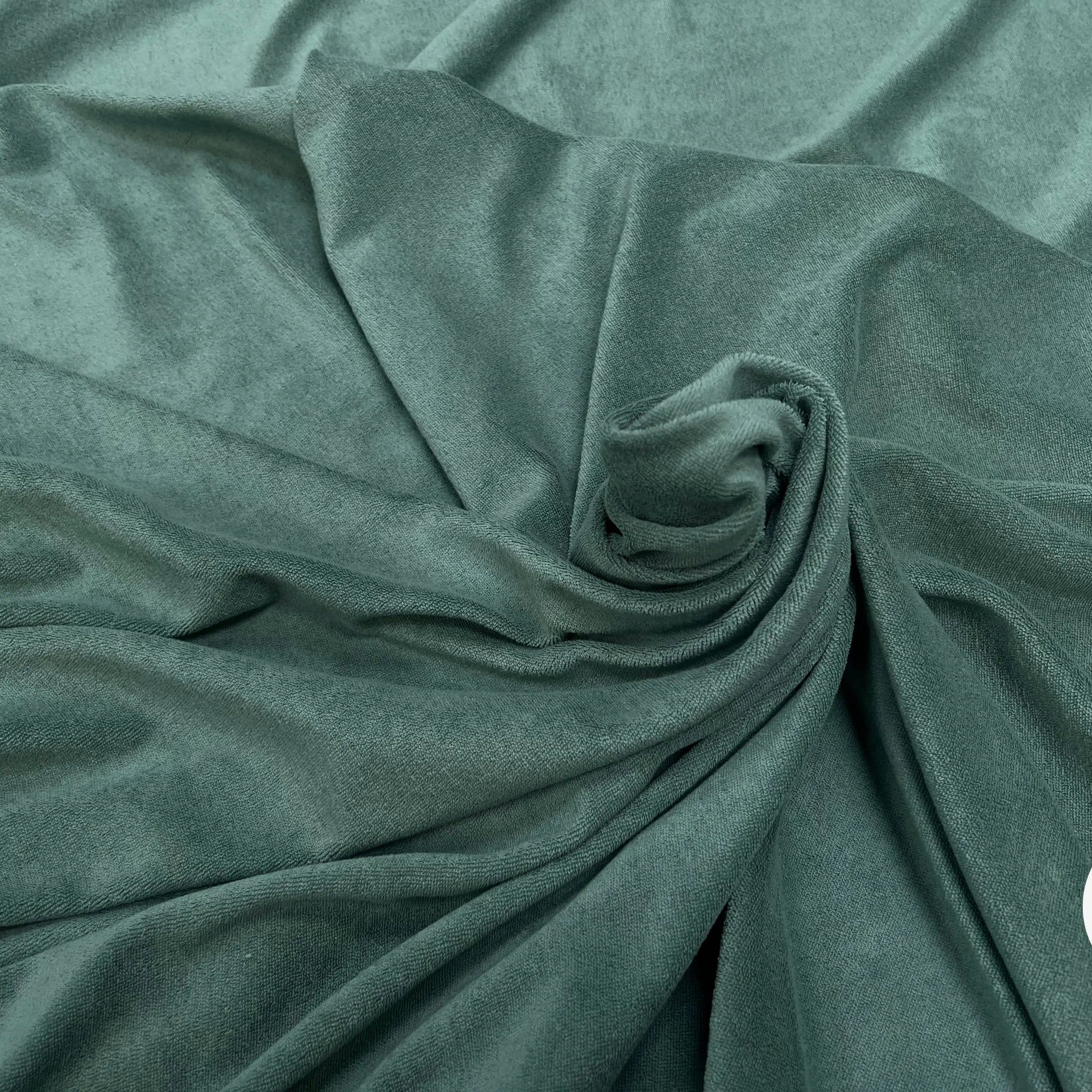 VELOURS EPONGE VERTE AMANDE 80% COTON MADE IN FRANCE - My Little Coupon