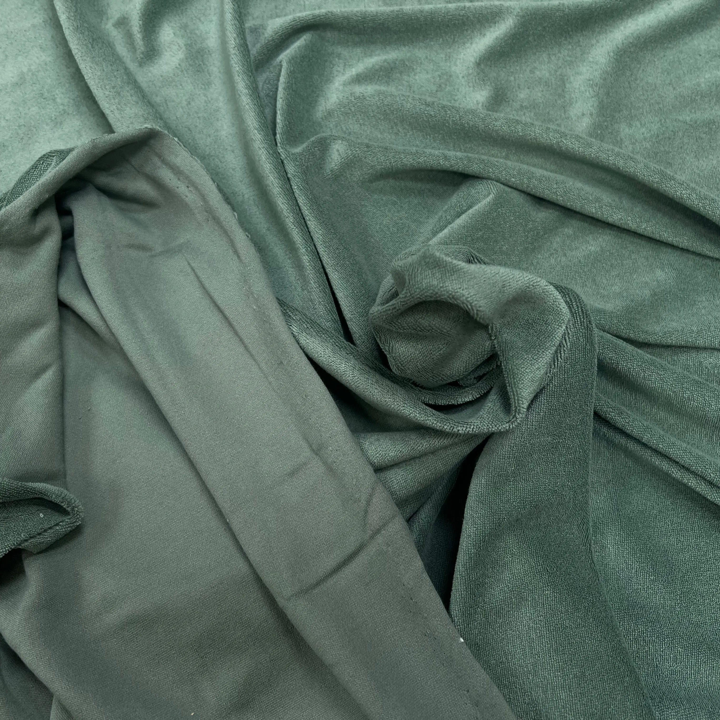 VELOURS EPONGE VERTE AMANDE 80% COTON MADE IN FRANCE - My Little Coupon