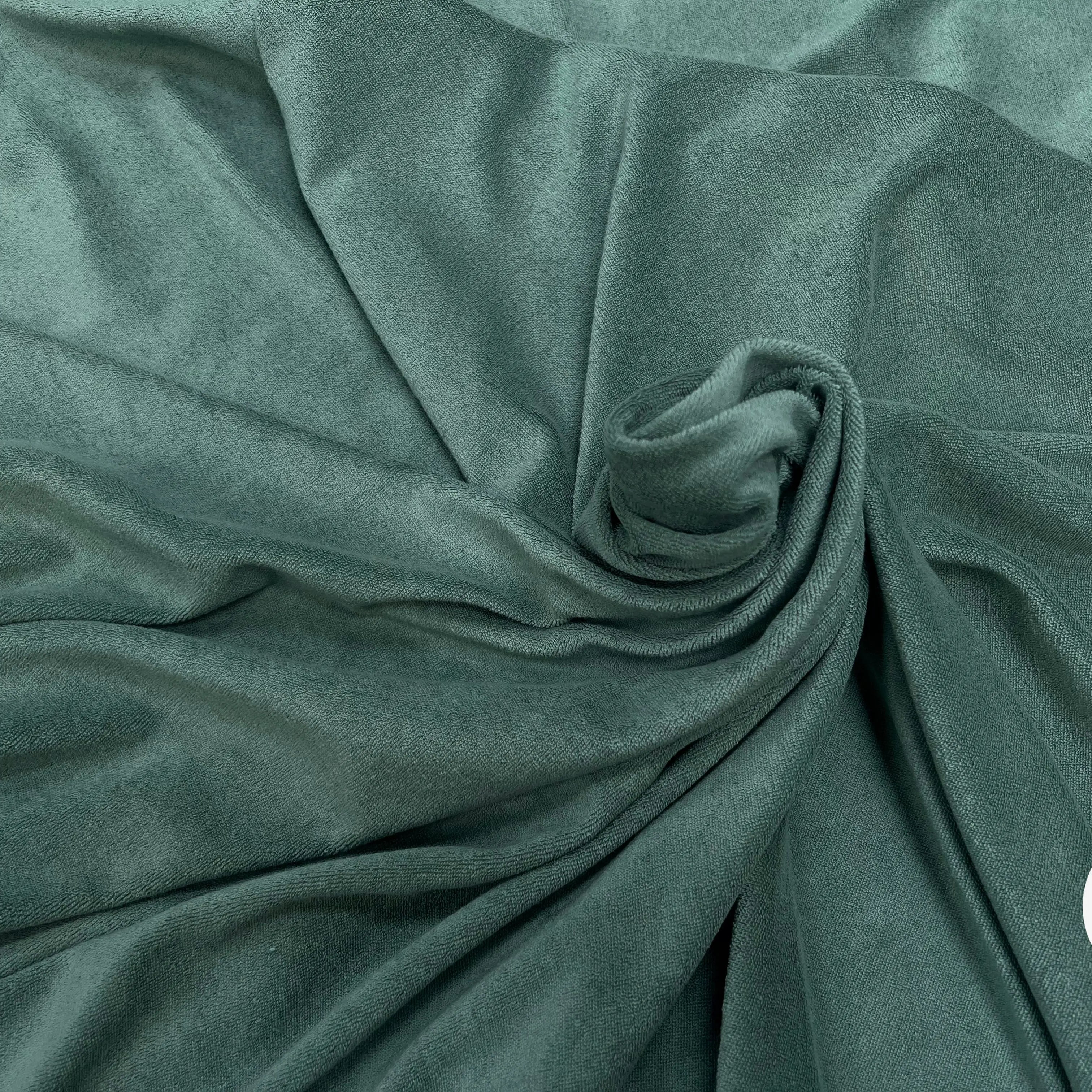 VELOURS EPONGE VERTE AMANDE 80% COTON MADE IN FRANCE - My Little Coupon