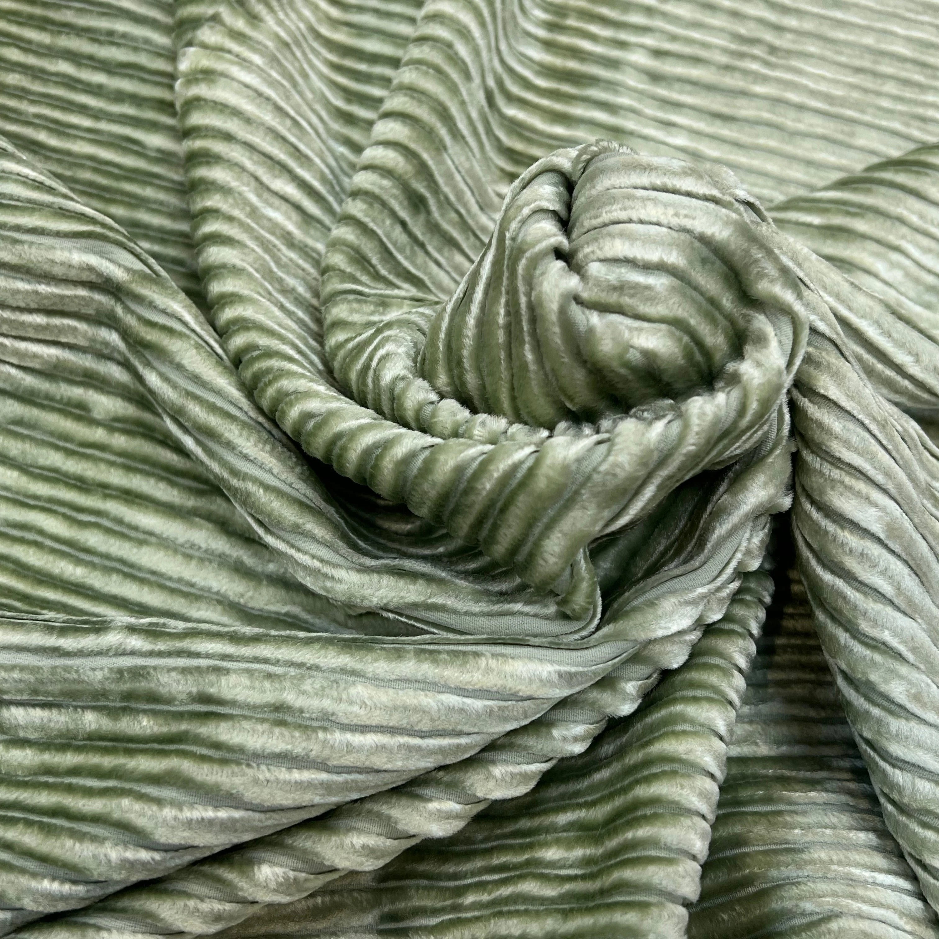 VELOURS GROSSES CÔTES AMANDE - My Little Coupon