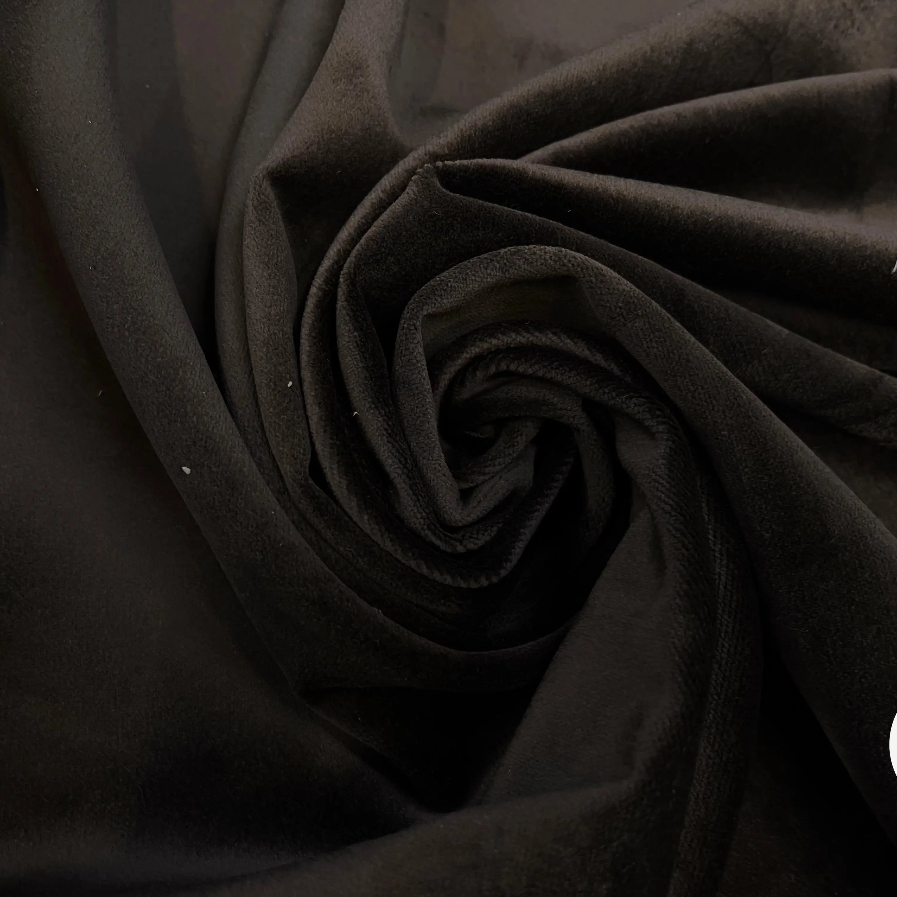 VELOURS LISSE COTON MARRON ITALIEN - My Little Coupon